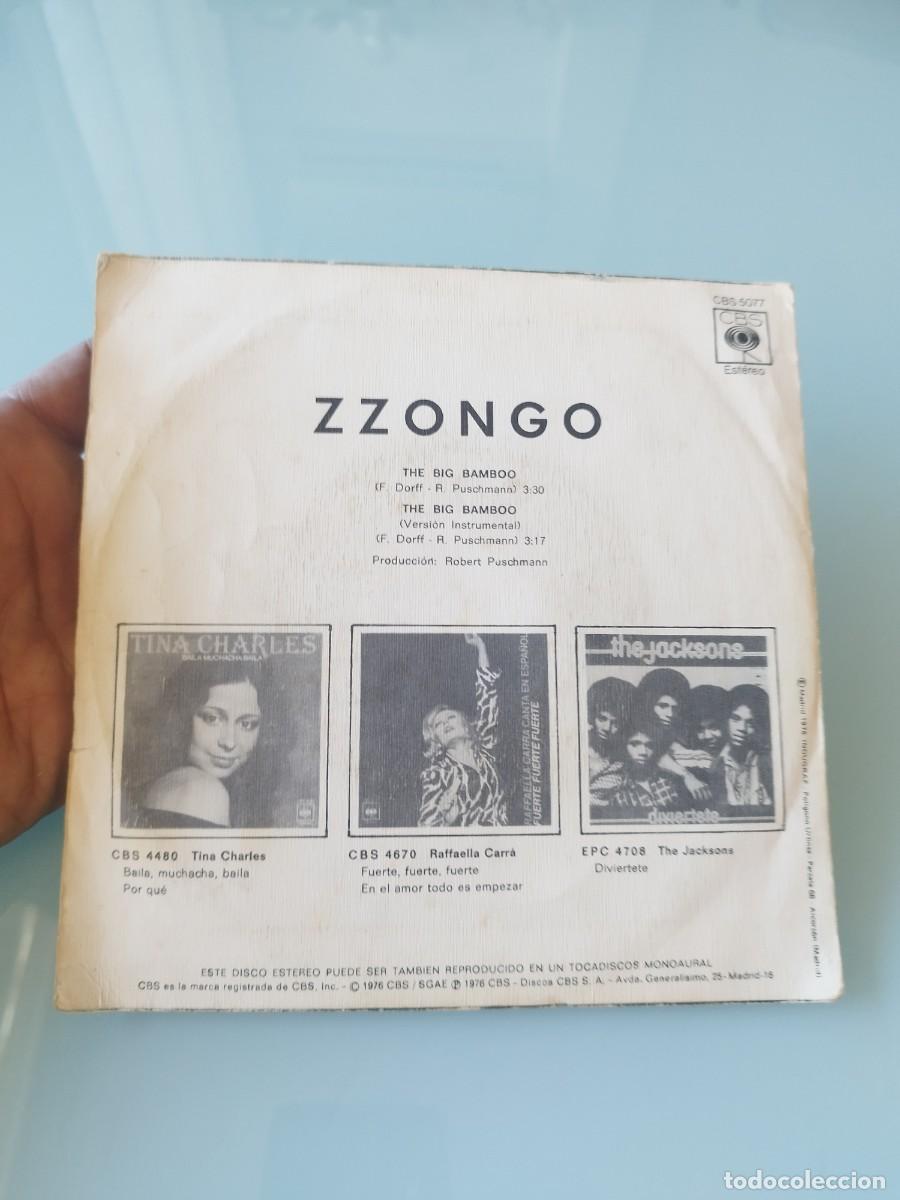 Discos de vinilo: Zzongo &ndash; The Big Bamboo. Single vinilo 7&rdquo;. - Foto 3