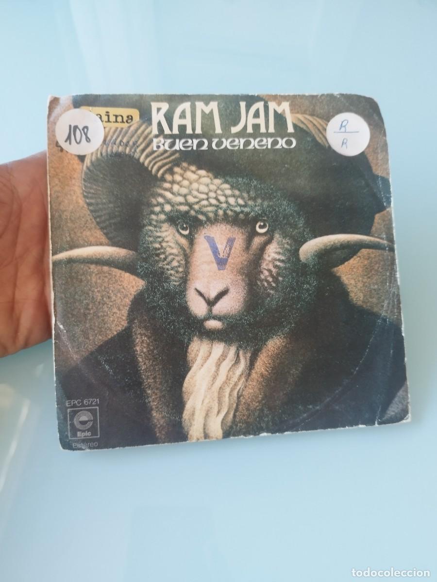 Discos de vinilo: Ram Jam, buen veneno. Single vinilo 7&rdquo;. - Foto 1