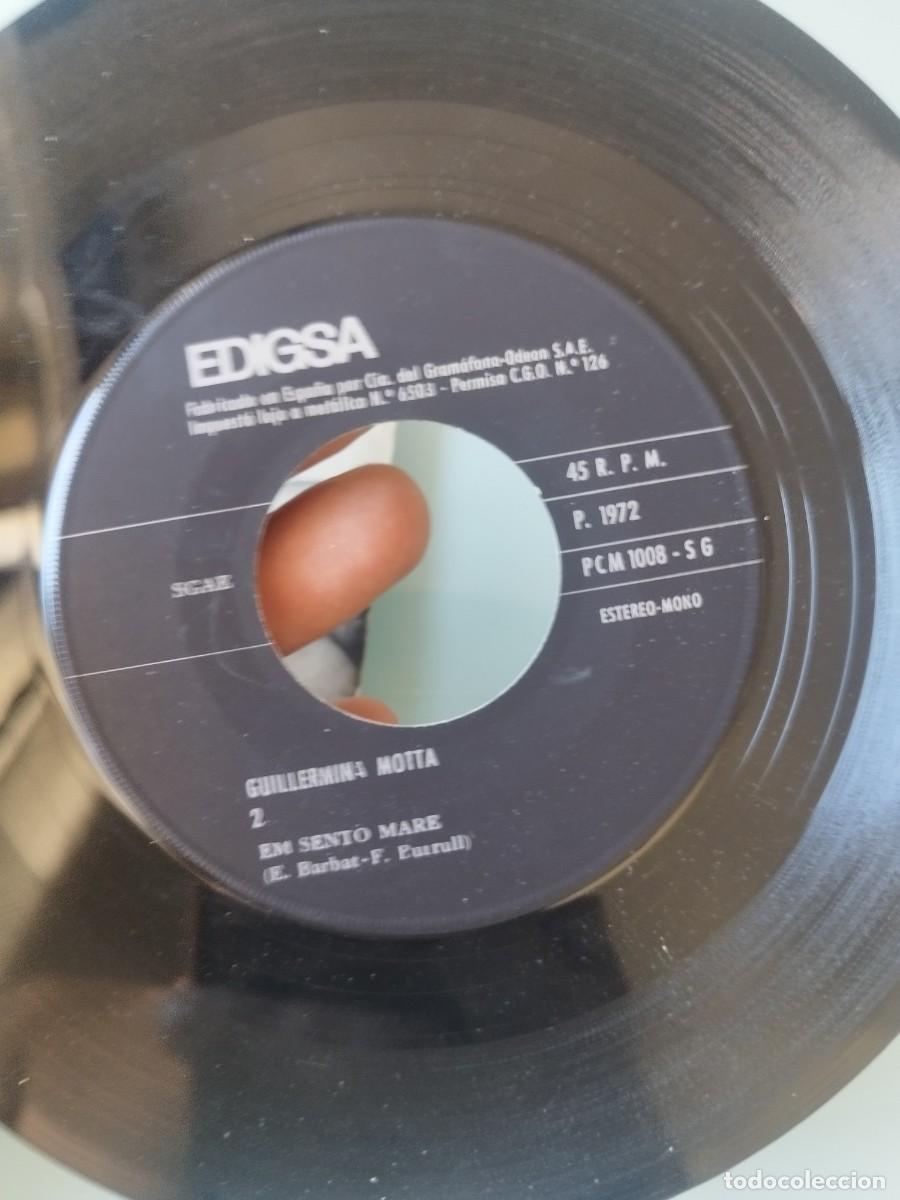 Discos de vinilo: Guillermina Motta, Tespero a la moqueta. Single vinilo 7&rdquo;. - Foto 2