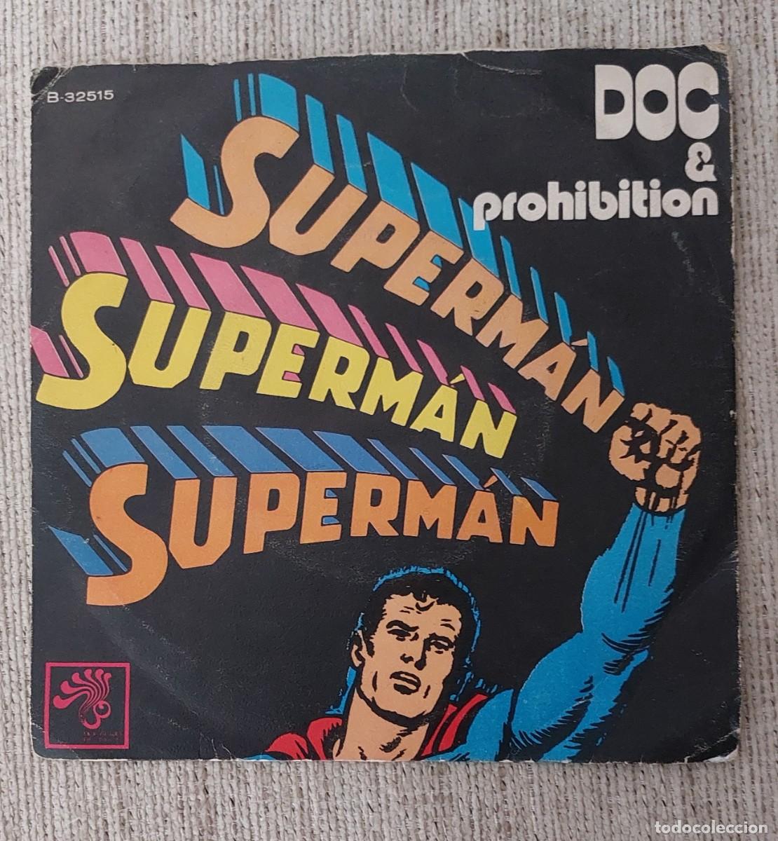 Discos de vinilo: Single vinilo &laquo;Superman&raquo; del d&uacute;o Doc & Prohibition