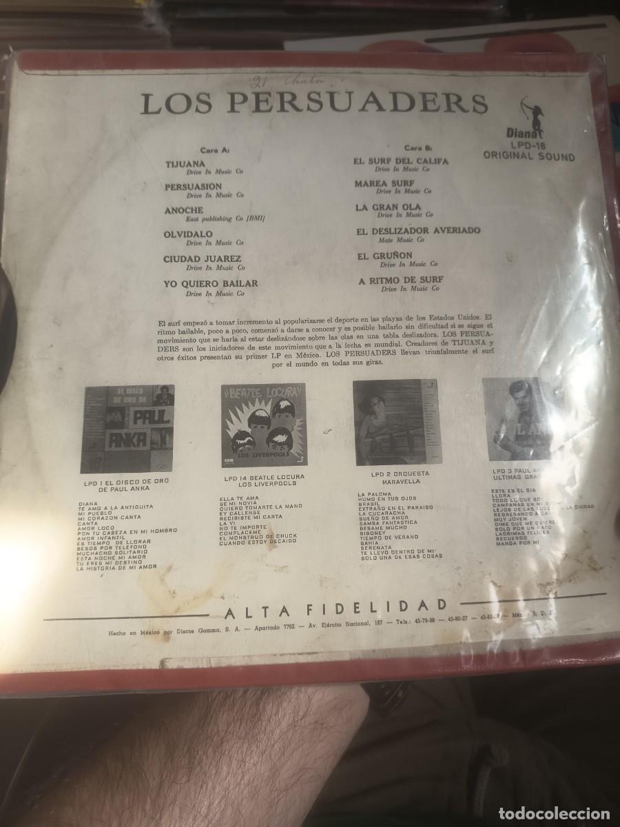 Discos de vinilo: DISCO LP LOS PERSUADERS ,( GARAJE MEXICO 1965) - Foto 2