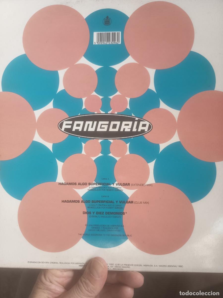 Discos de vinilo: DiSCO MAXI FANGORIA,( hispavox) - Foto 2