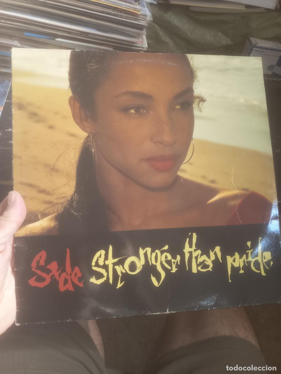 Discos de vinilo: DISCO LP SADE,( STRONGER THAN PRIDE)