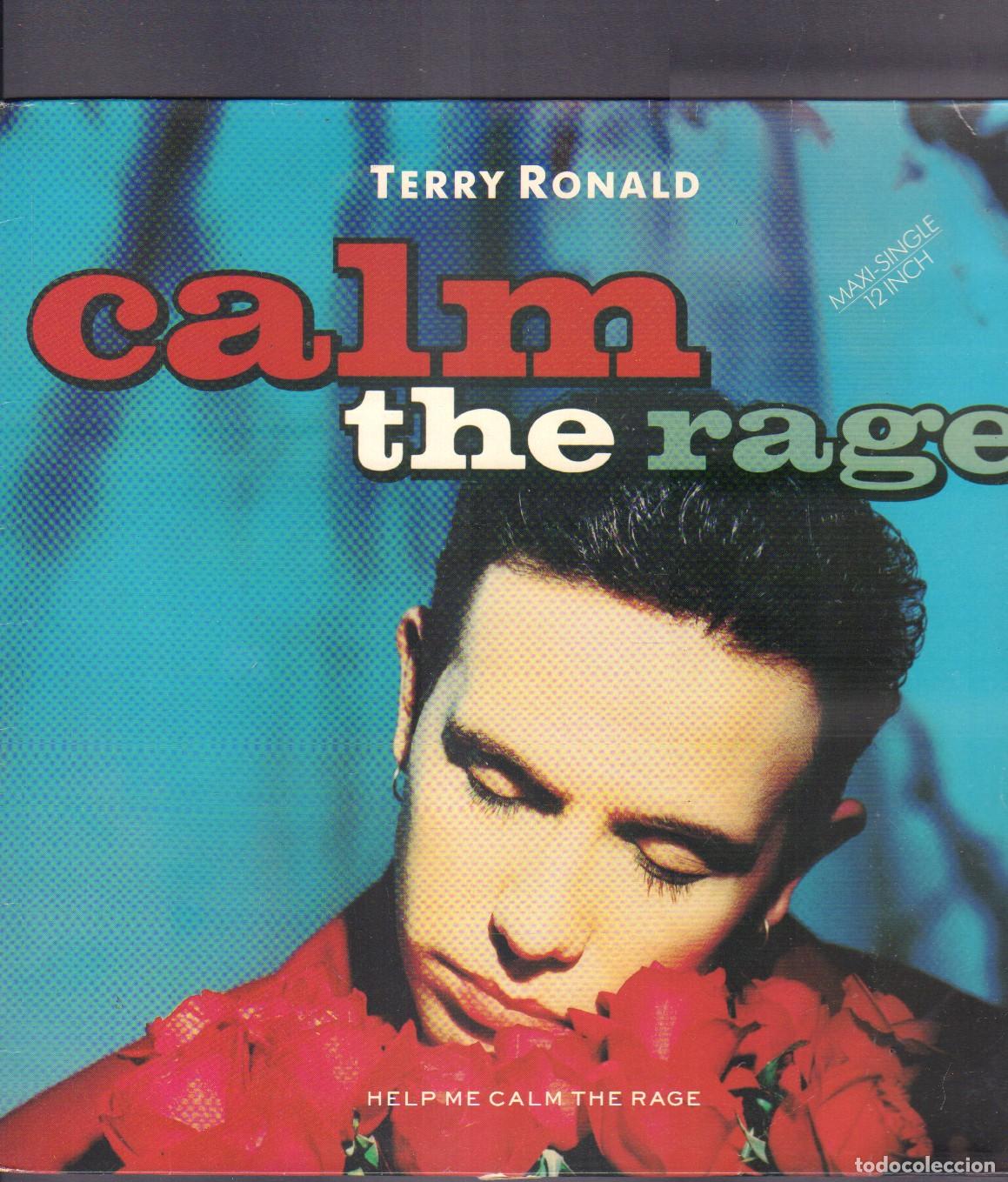 Discos de vinilo: TERRY RONALD - CLAM THE RAGE / HELP ME CALM THE RAGE / MAXISINGLE MCA 1990 RF-26858
