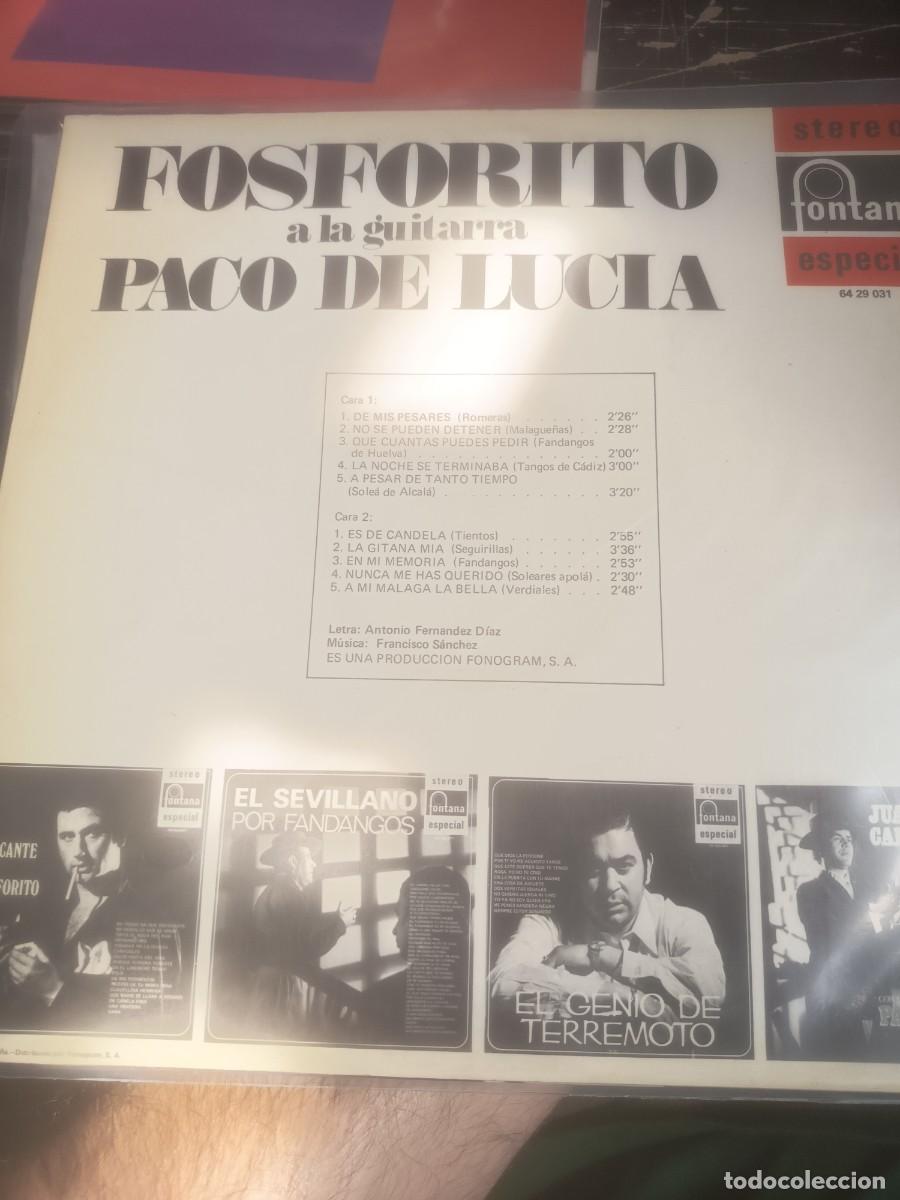 Discos de vinilo: DISCO LP FOSFORITO A LA GUITARRA - Foto 2