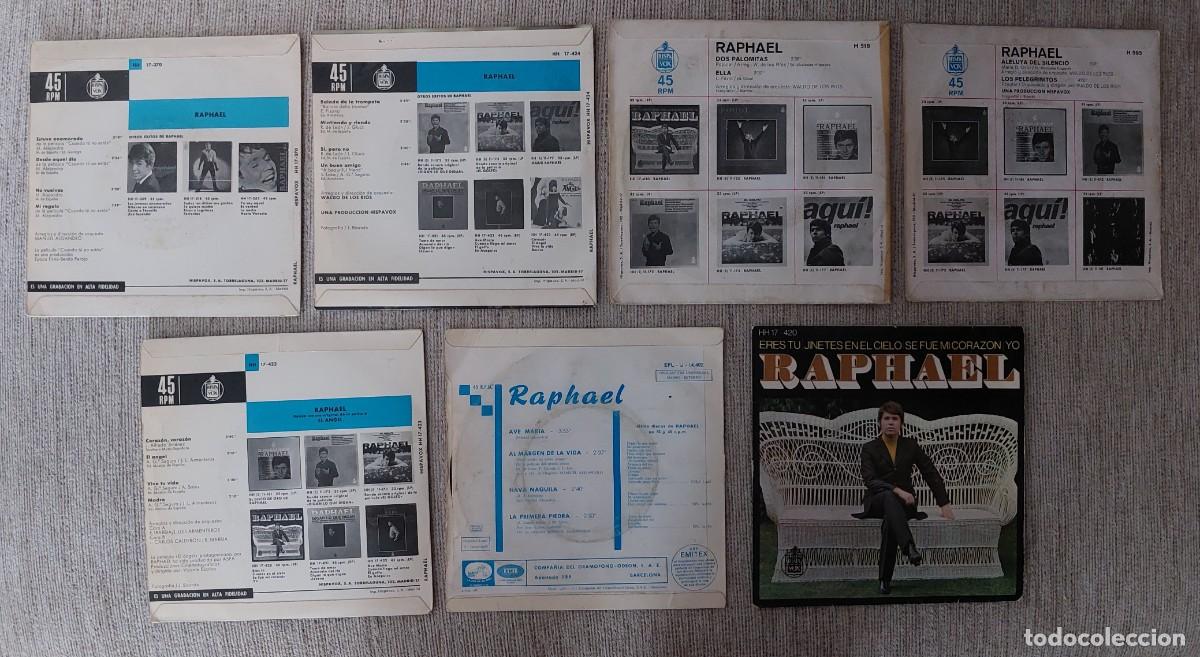 Discos de vinilo: Siete discos de vinilo singles de Raphael - Foto 2