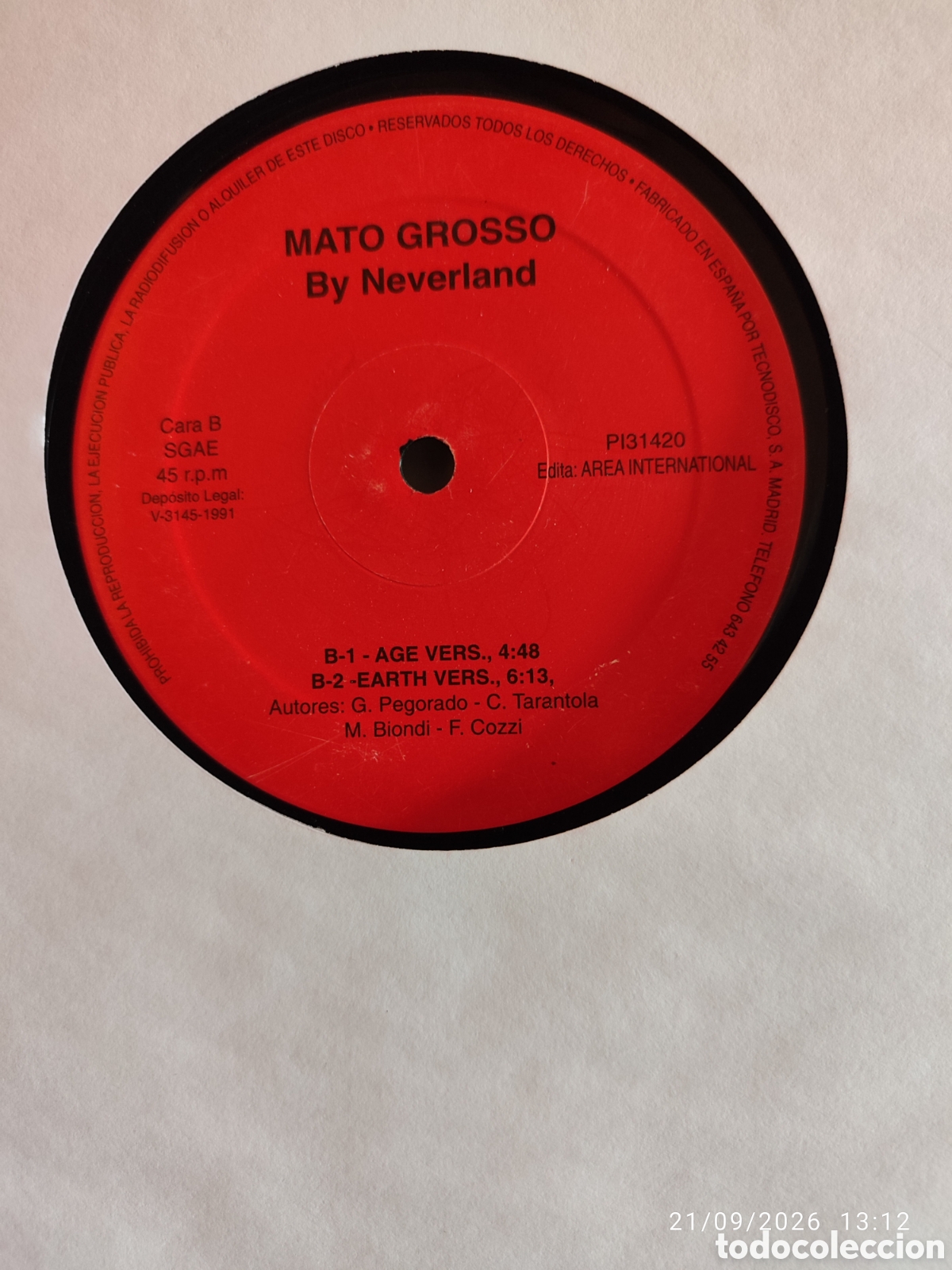 Discos de vinilo: Neverland &ndash; Mato Grosso - Foto 2