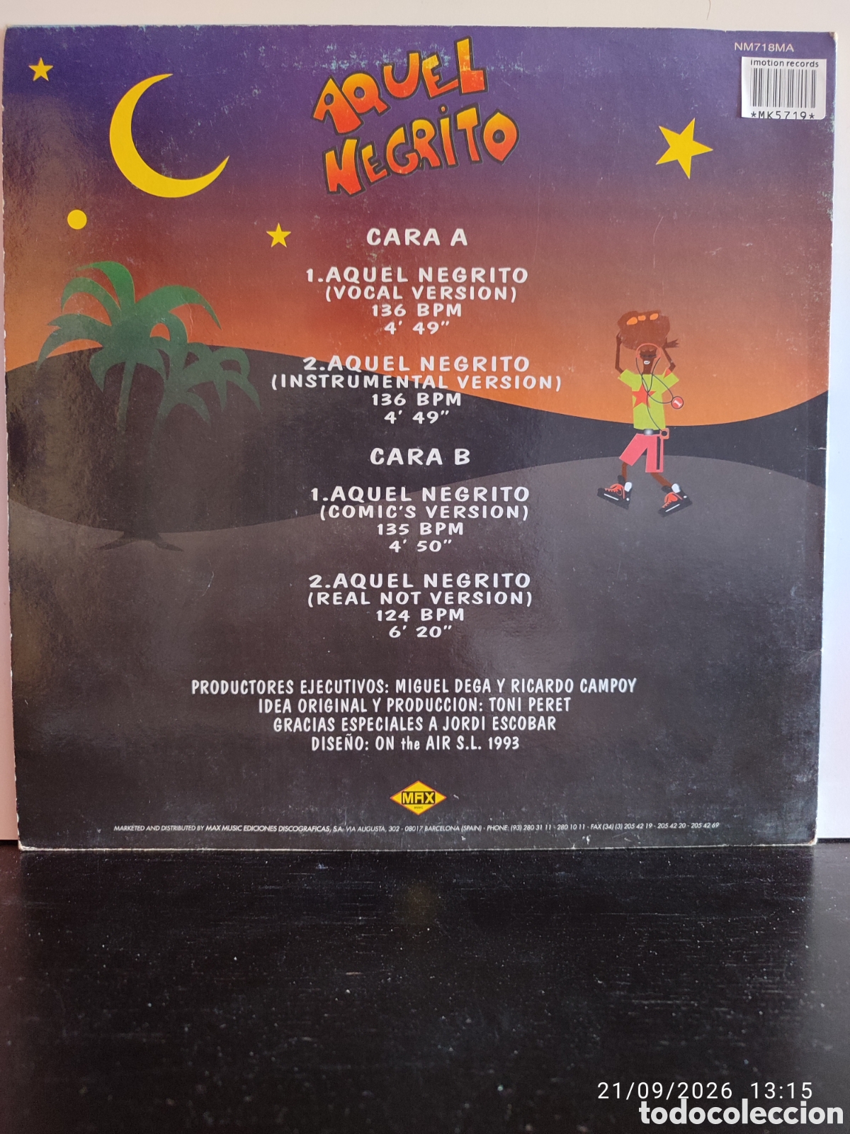 Discos de vinilo: Aquel Negrito &ndash; Aquel Negrito - Foto 2