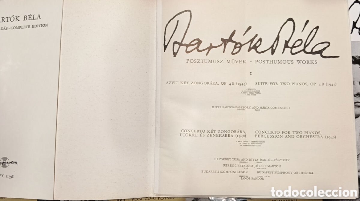 Discos de vinilo: BART&Oacute;K BELA COMPLETE EDITION 10 DISCOS - Foto 3