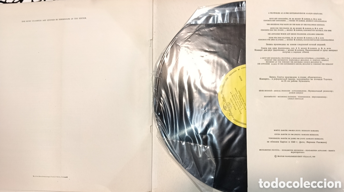 Discos de vinilo: BART&Oacute;K BELA COMPLETE EDITION 10 DISCOS - Foto 4