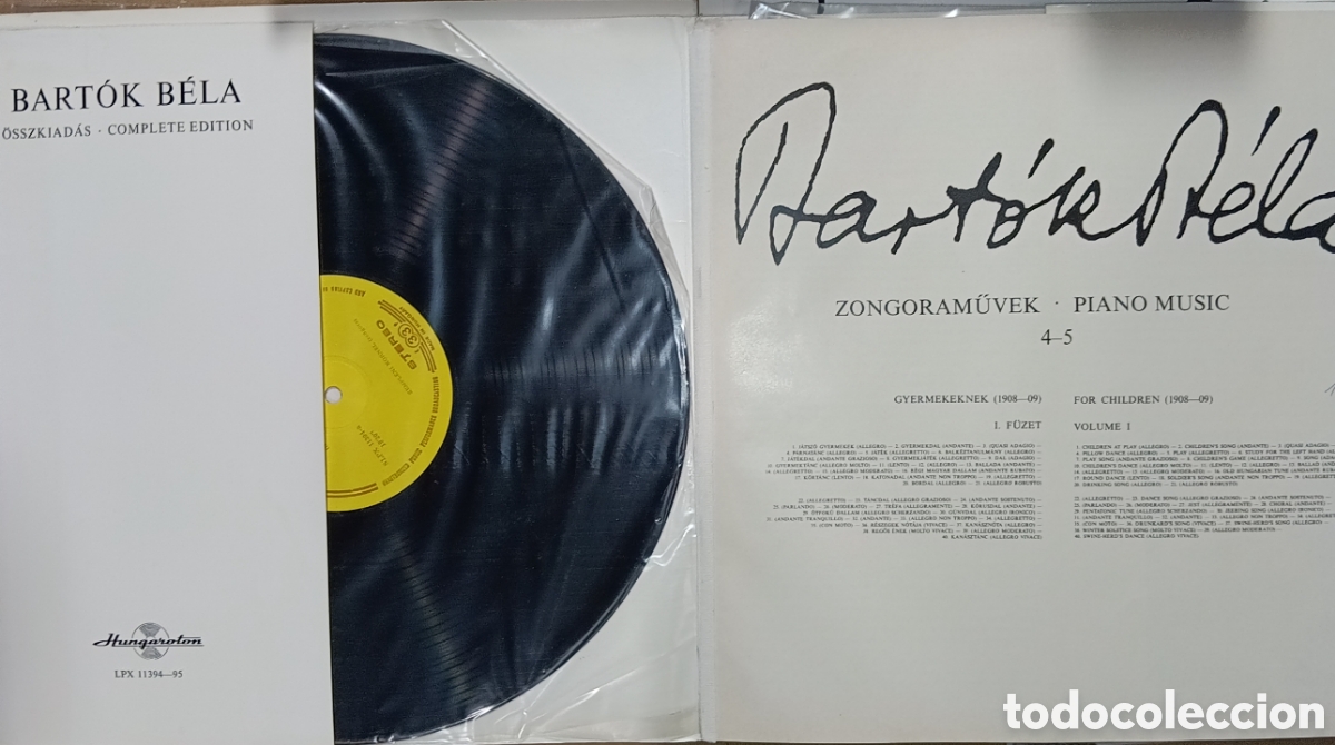 Discos de vinilo: BART&Oacute;K BELA COMPLETE EDITION 10 DISCOS - Foto 18