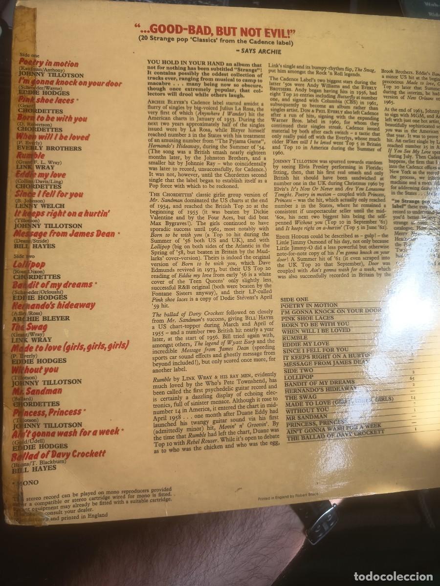Discos de vinilo: DISCO LP GOOD- BAD,BUT NOT EVIL - Foto 2