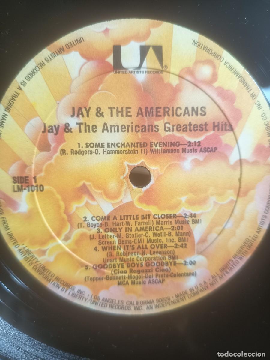 Discos de vinilo: DISCO LP JAY AND THE AMERICANS,( GRANDES EXITOS) - Foto 3