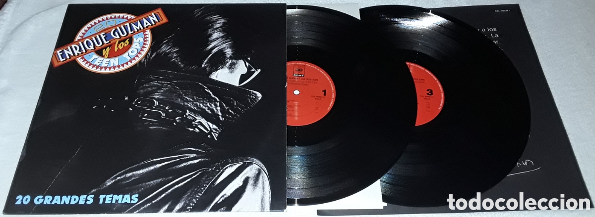 Discos de vinilo: 2LP- ENRIQUE GUZM&Aacute;N - 20 GRANDES TEMAS - EDICI&Oacute;N PROMOCIONAL - ENRIQUE GUZM&Aacute;N y LOS TEEN TOPS