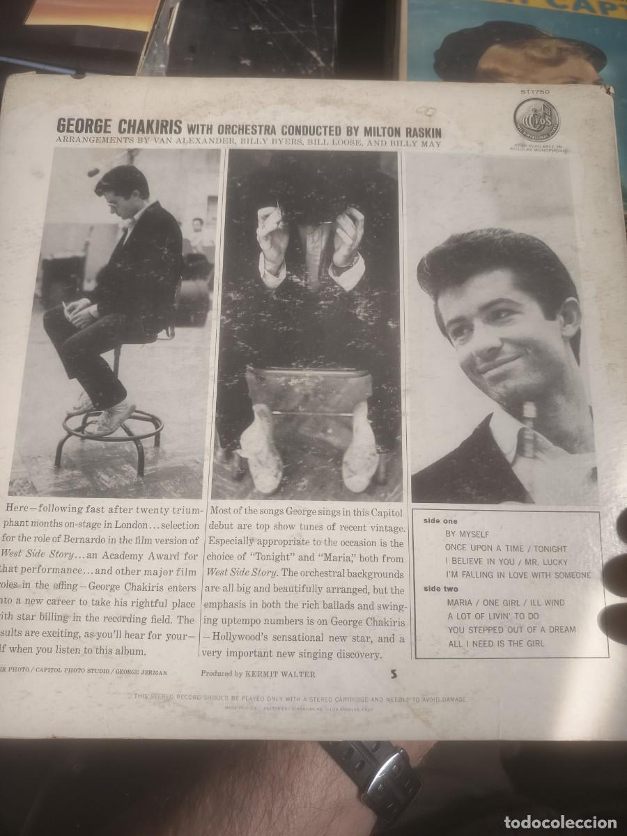 Discos de vinilo: DISCO LP GEORGE CHAKIRIS,( Original USA - Foto 2