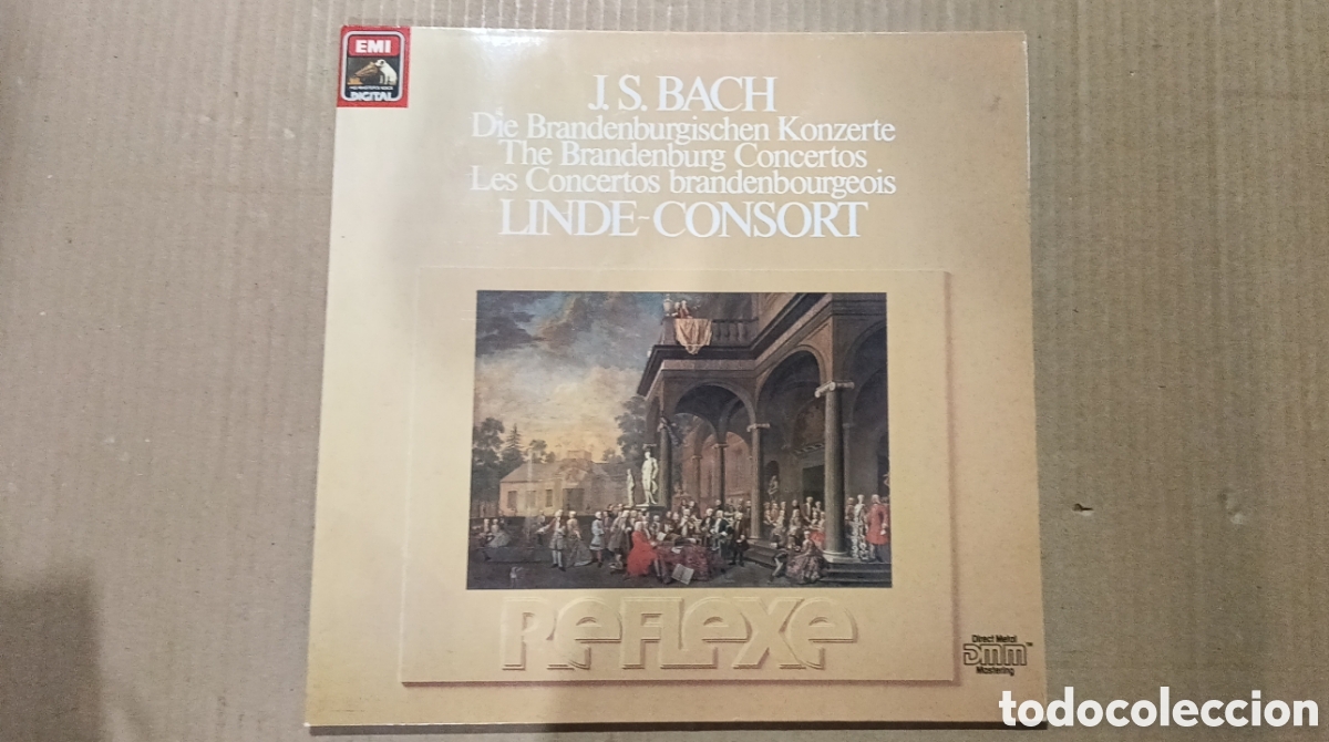 Discos de vinilo: BACH BRANDEBURGO LINDE CONSORT EMI HIS MASTERS VOICE
