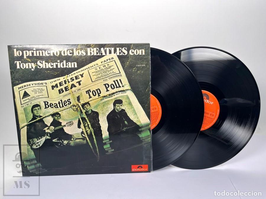 Discos de vinilo: Disco Doble LP de Vinilo - Lo Primero de los Beatles con Tony Sheridan - Polydor - A&ntilde;o 1974