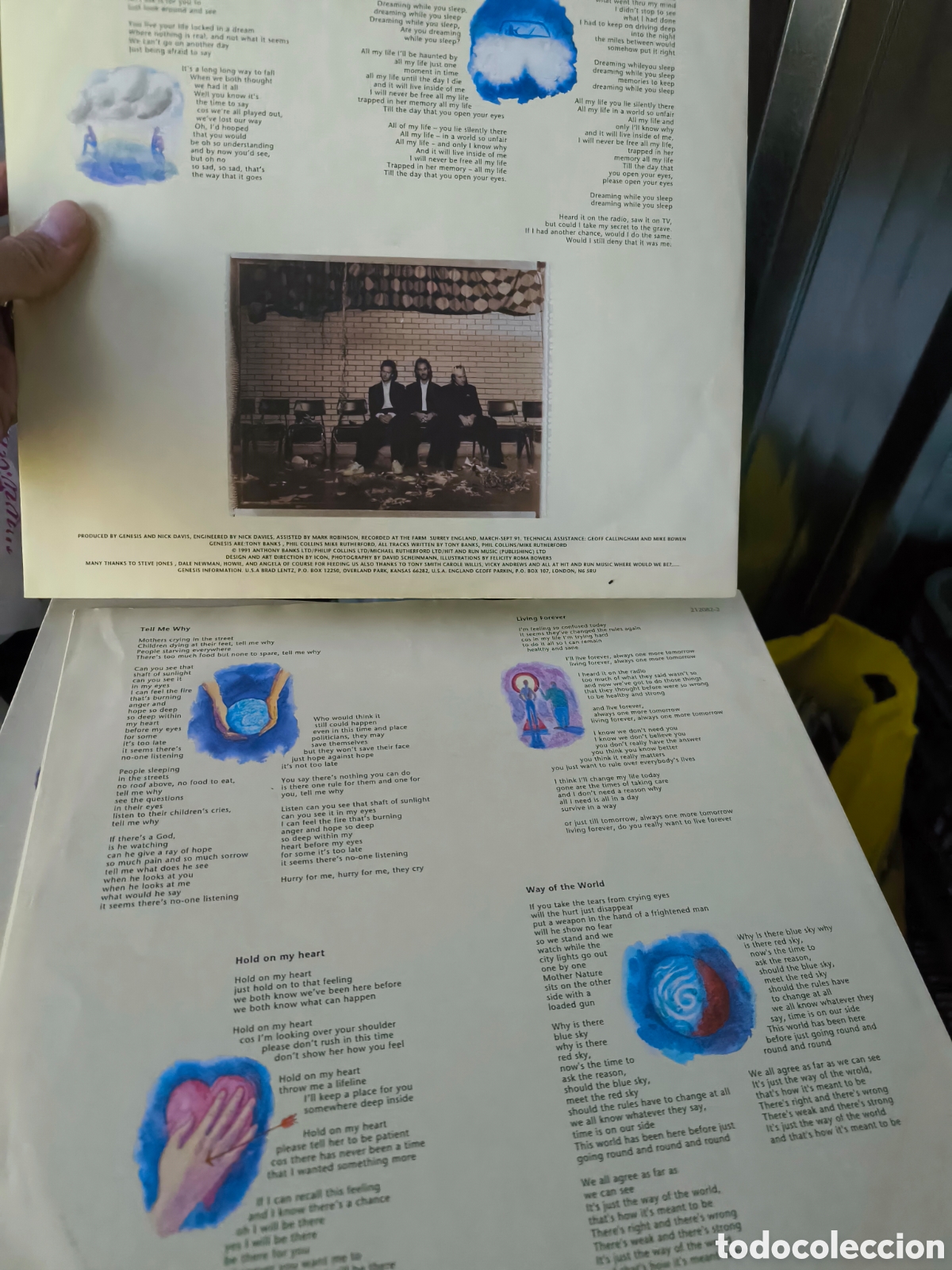 Discos de vinilo: Doble LP Genesis We cant dance - Foto 3