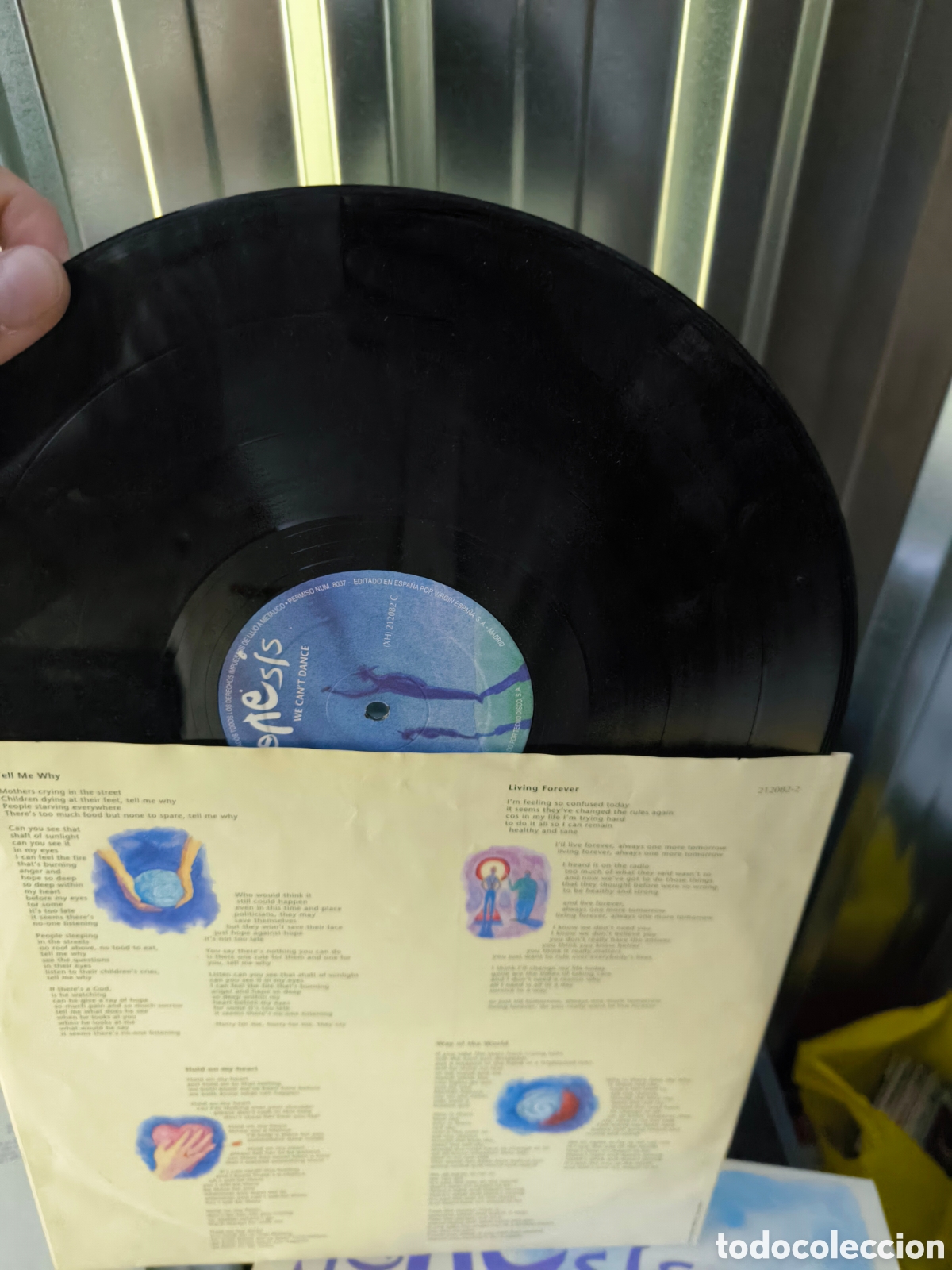 Discos de vinilo: Doble LP Genesis We cant dance - Foto 6