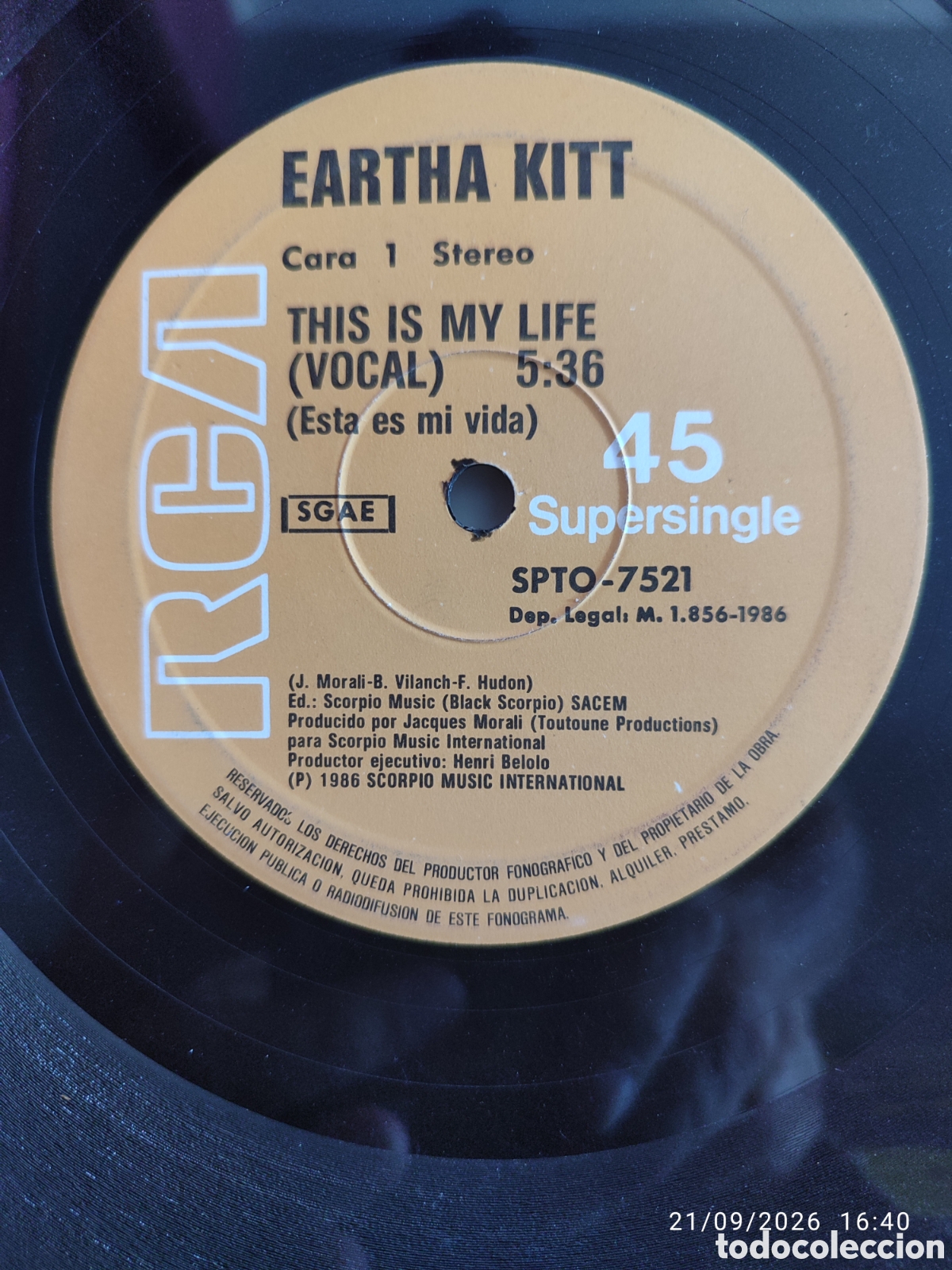 Discos de vinilo: Disco de vinilo MK5728