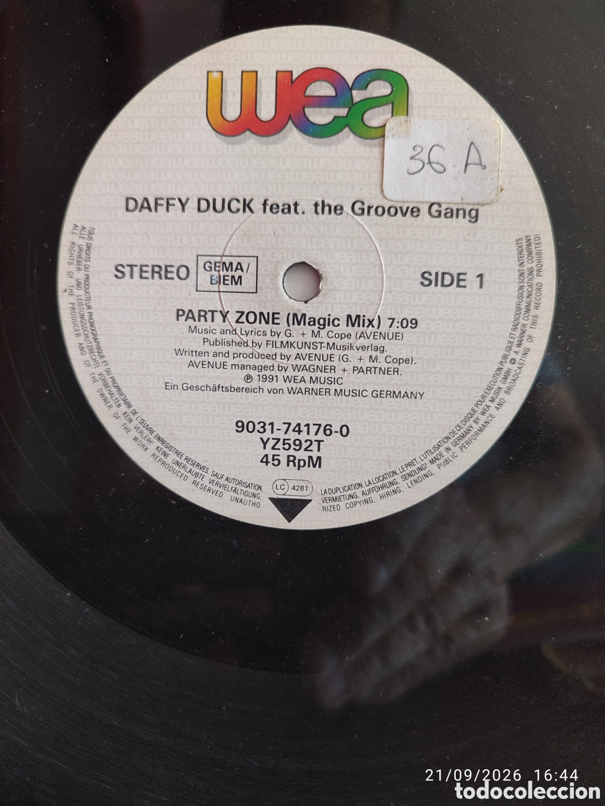 Discos de vinilo: Disco de vinilo MK5730