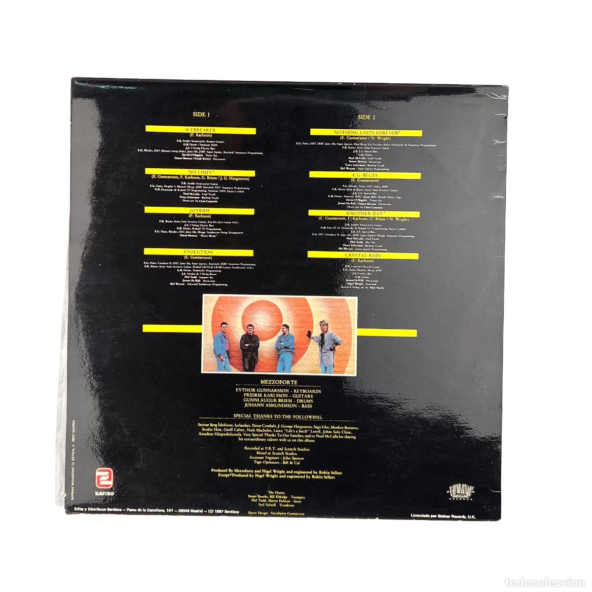Discos de vinilo: LP. Mezzoforte. No Limits (VG+/VG+) - Foto 2