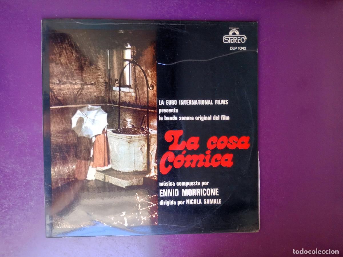 Discos de vinilo: Ennio Morricone &lrm;&ndash; La Cosa C&oacute;mica = La Cosa Buffa - LP DIRESA 1973 - BSO CINE 70'S - NICOLA SAMALE