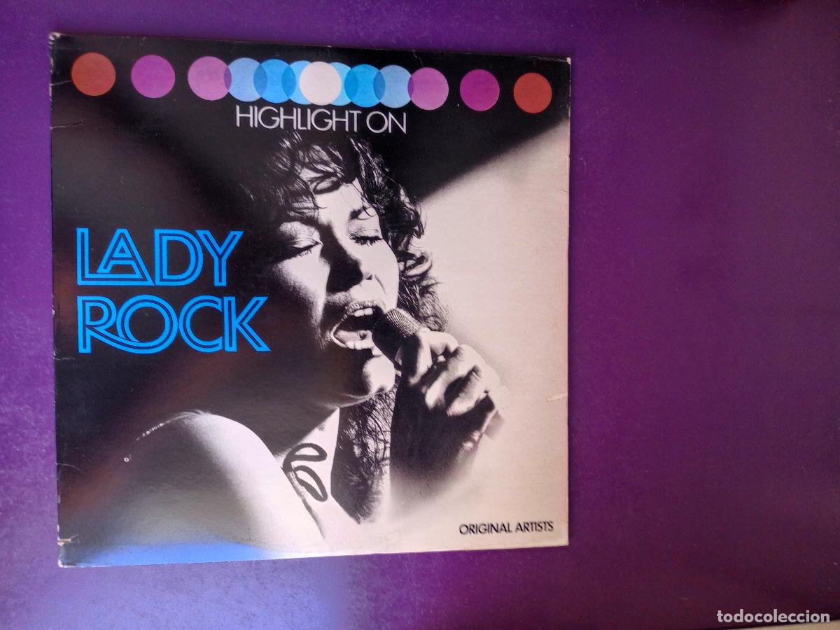 Discos de vinilo: Highlight On Lady Rock - LP 1977 - CRYSTALS, CHIFFONS, MARY WELLS, TIMI YURO, CHANTELS, TEDDY BEARS,