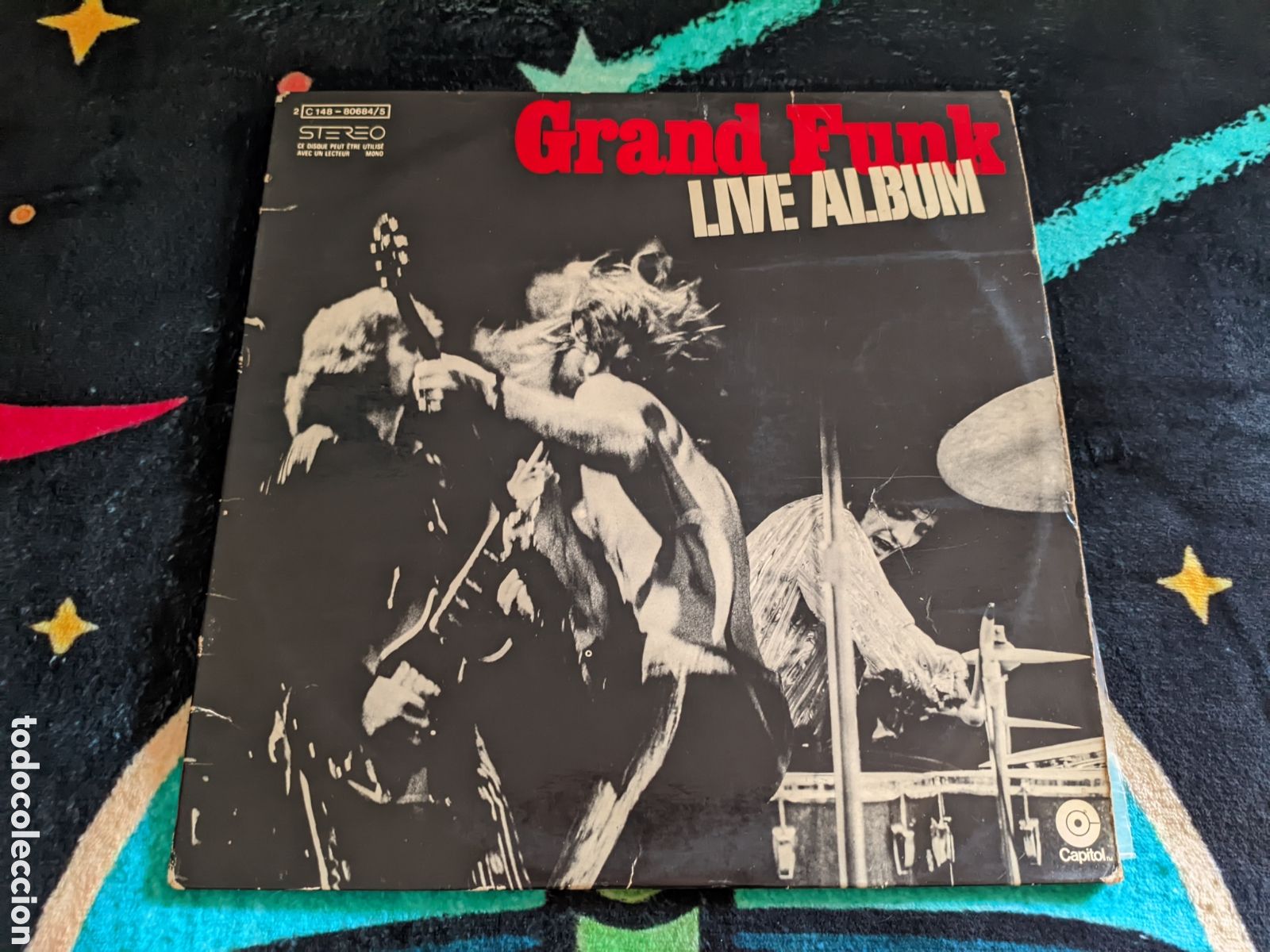 Discos de vinilo: // Grand Funk &ndash; Live Album - Capitol Francia 1970,2 LPs gatefold