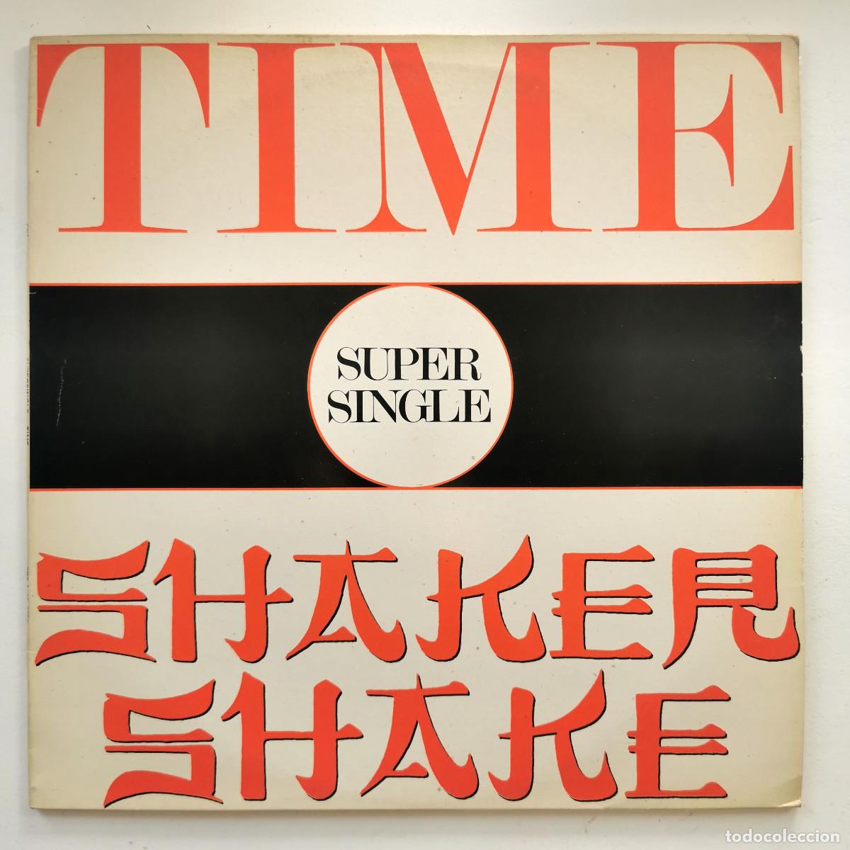 Discos de vinilo: DISCO PERFECTO - Time &ndash; Shaker Shake | Maxi Single 12&rdquo; Vinilo | CBS 1983 Espa&ntilde;a | Italo Disco