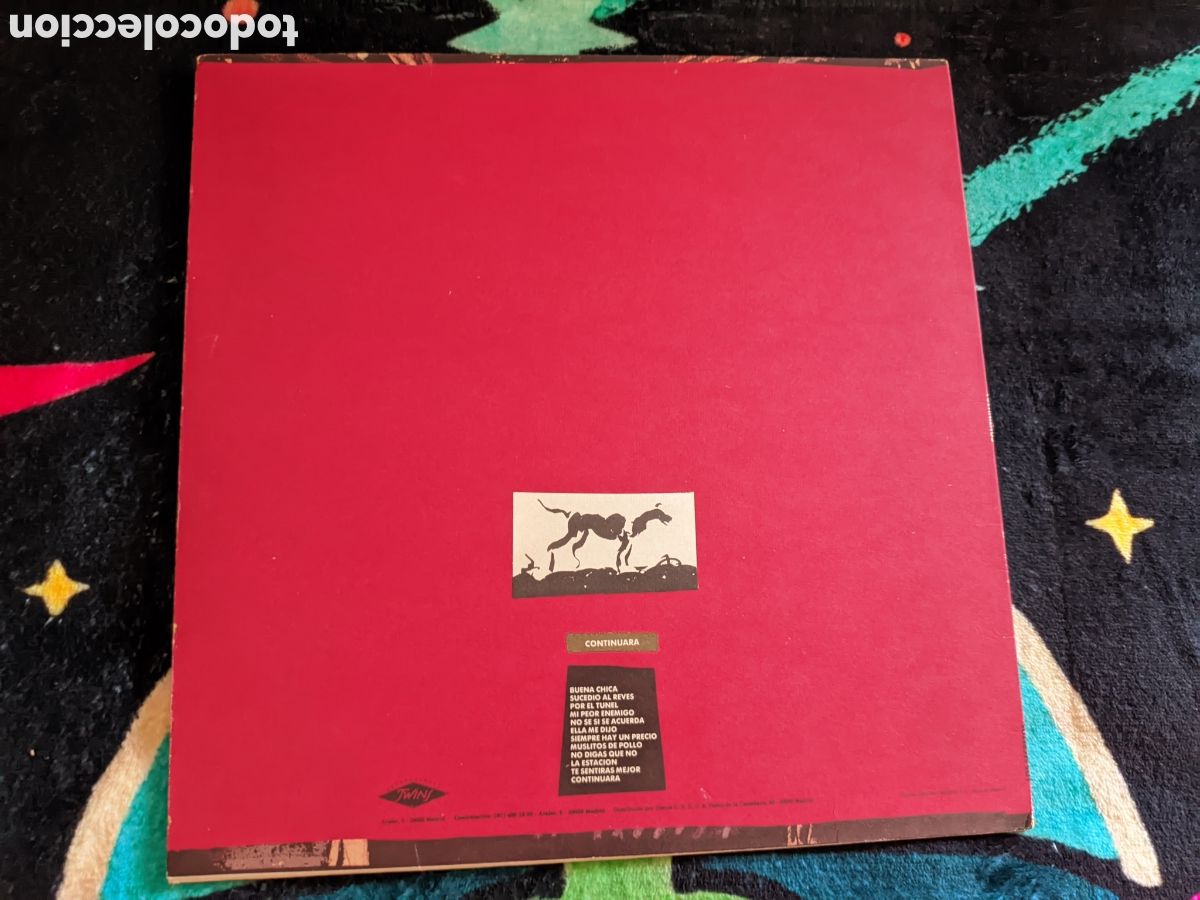 Discos de vinilo: // Los Secretos &ndash; Continuara - Twins Espa&ntilde;a 1987 - Foto 2