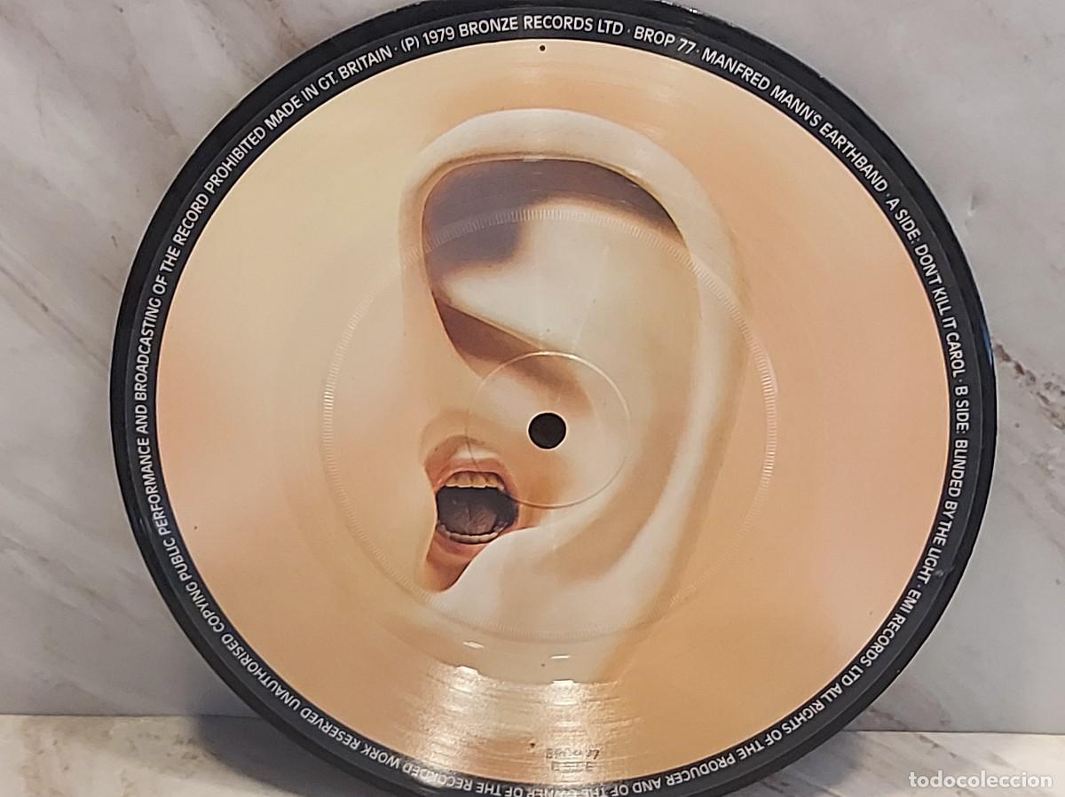 Discos de vinilo: PICTURE DISC!! MANFRED MANN'S EARTH BAND | DON'T KILL IT CAROL | UK 1979 | MBC. ***