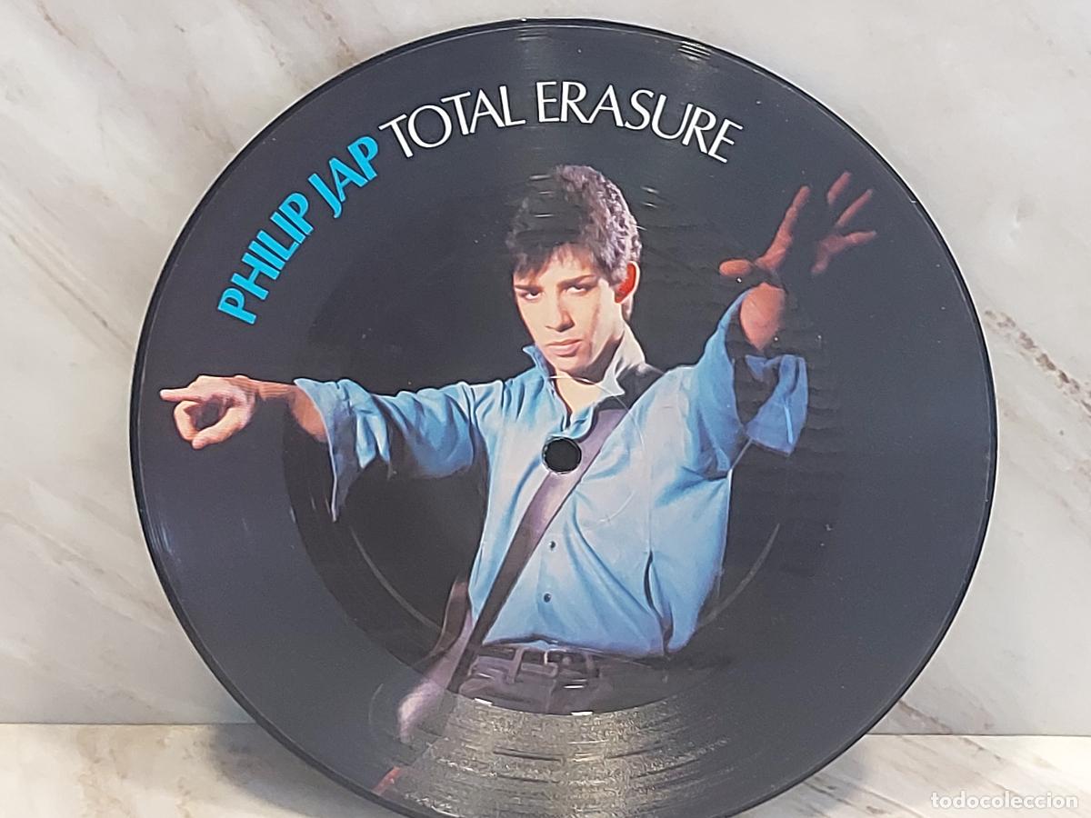 Discos de vinilo: PICTURE DISC!! PHILIP JAP | TOTAL ERASURE | BRAVE LIGHTS | 7&rdquo; | UK 1982 | MBC. ***