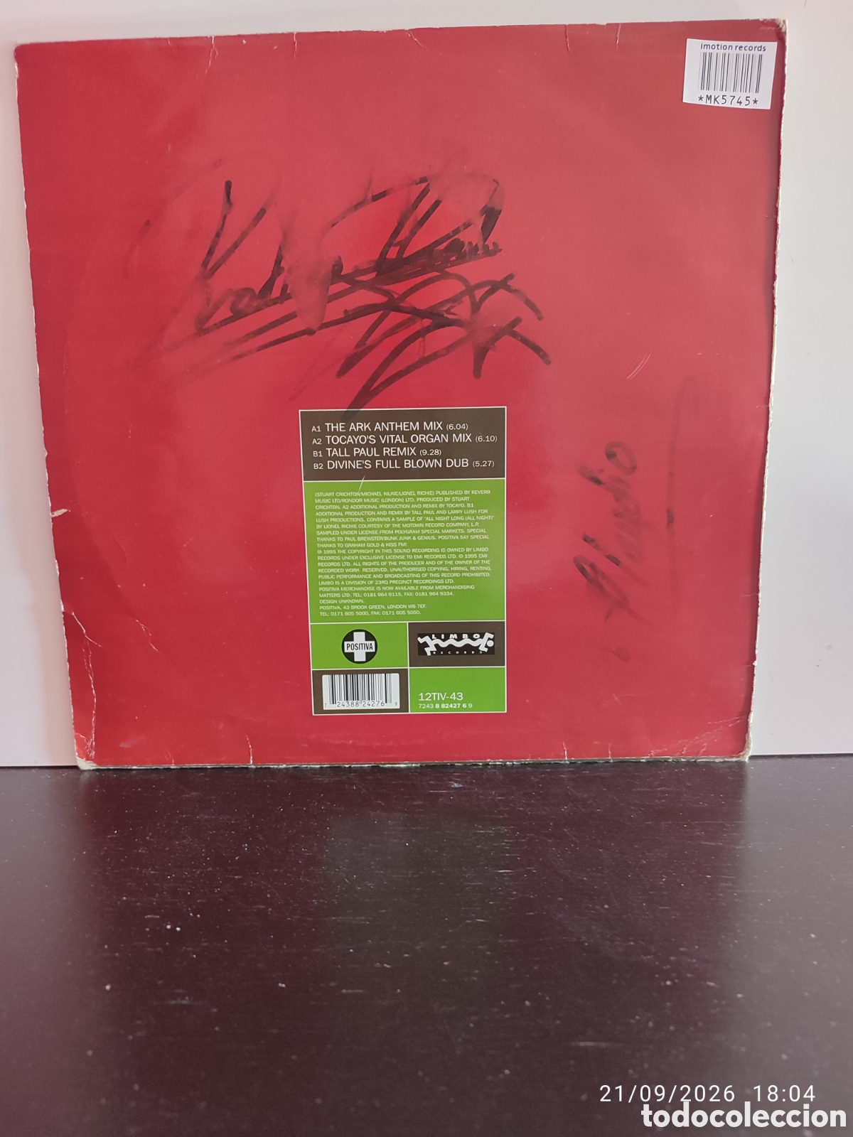 Discos de vinilo: Umboza &ndash; Cry India VINILO - Foto 2