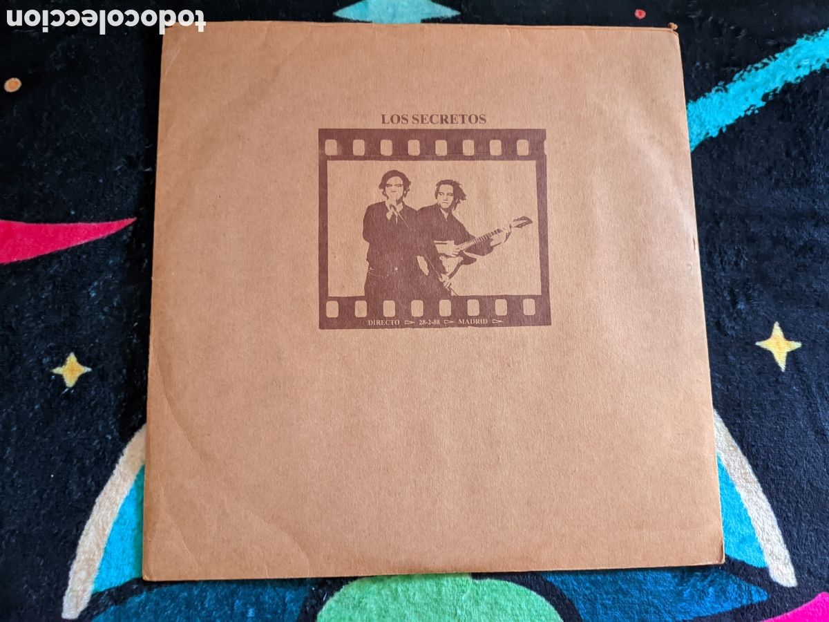 Discos de vinilo: // Los Secretos &lrm;&ndash; Directo - Twins Espa&ntilde;a 1988,2LPs