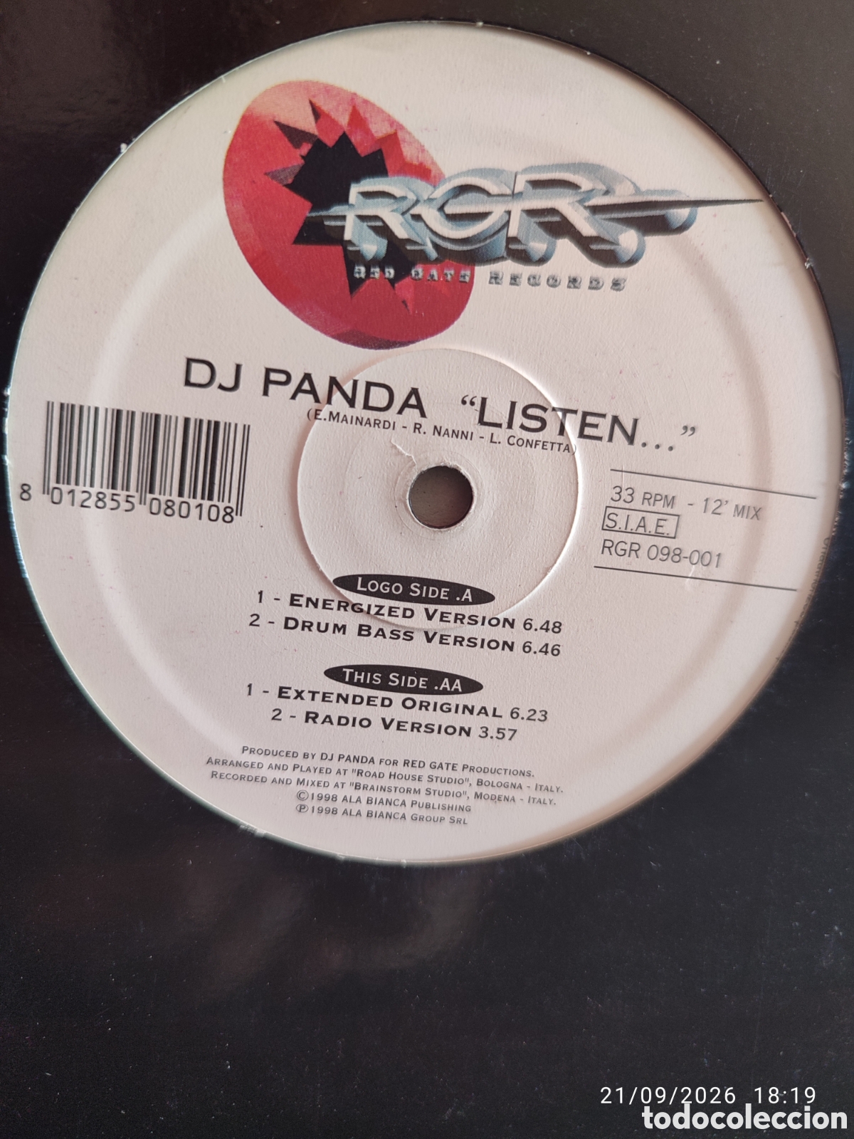 Discos de vinilo: DJ Panda &ndash; Listen... - Foto 3