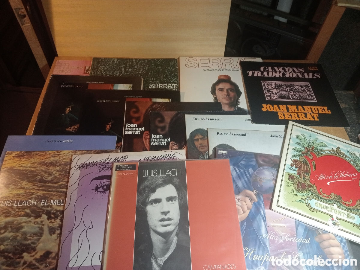 Discos de vinilo: Lote m&uacute;sica en catal&aacute;n. 16 elep&eacute;s , Serrat, Llu&iacute;s Llach, Bonet, etc