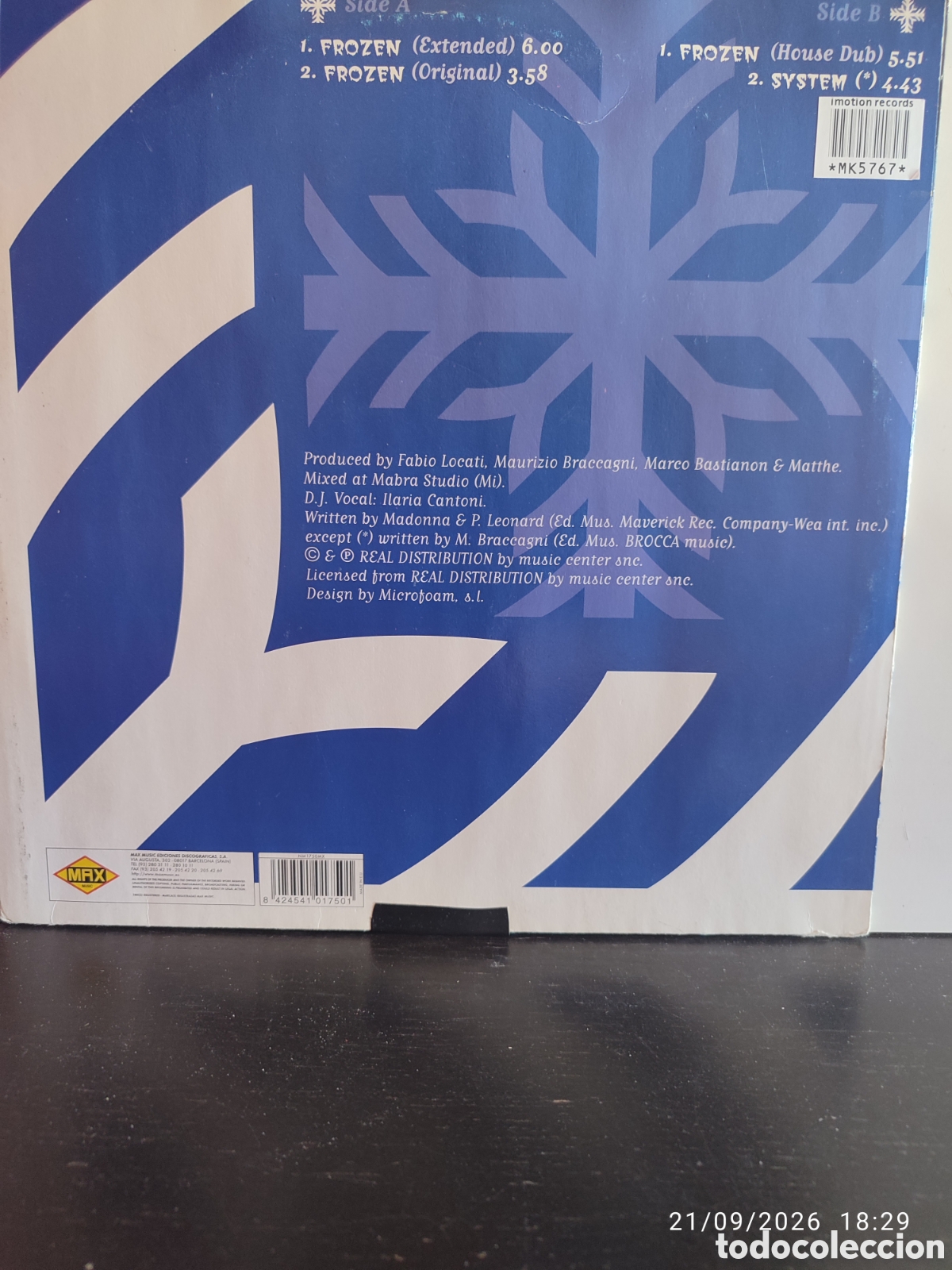 Discos de vinilo: Veronique &ndash; Frozen DANCE - Foto 2