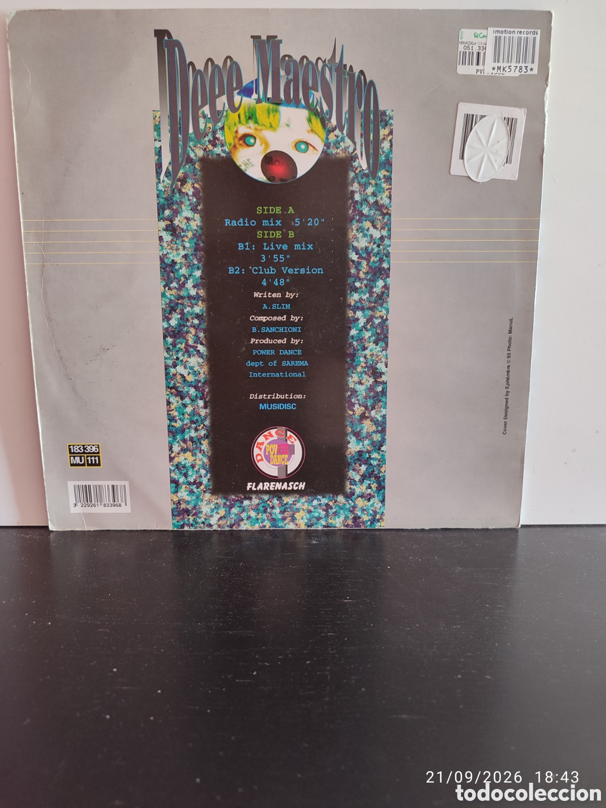 Discos de vinilo: Deee Maestro &ndash; Loco VINILO - Foto 2