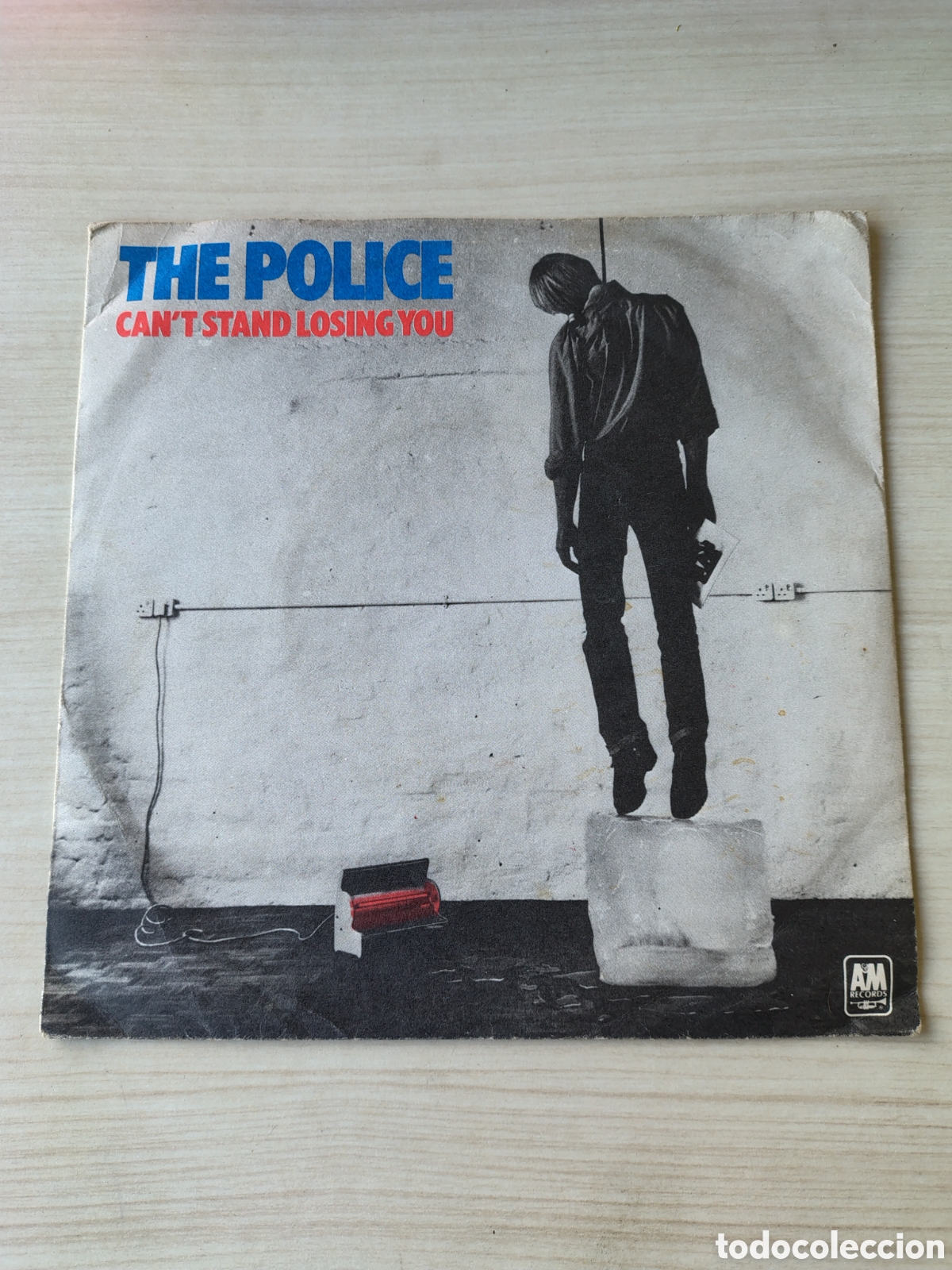 Discos de vinilo: THE POLICE Can't Stand Losing You / Dead End Job ( 1978 A&M UK ) VINILO AZUL STING