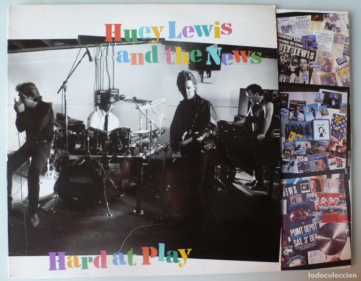 Discos de vinilo: HUEY LEWIS AND THE NEWS - HARD AT PLAY (LP EMI-HISPAVOX 1991)