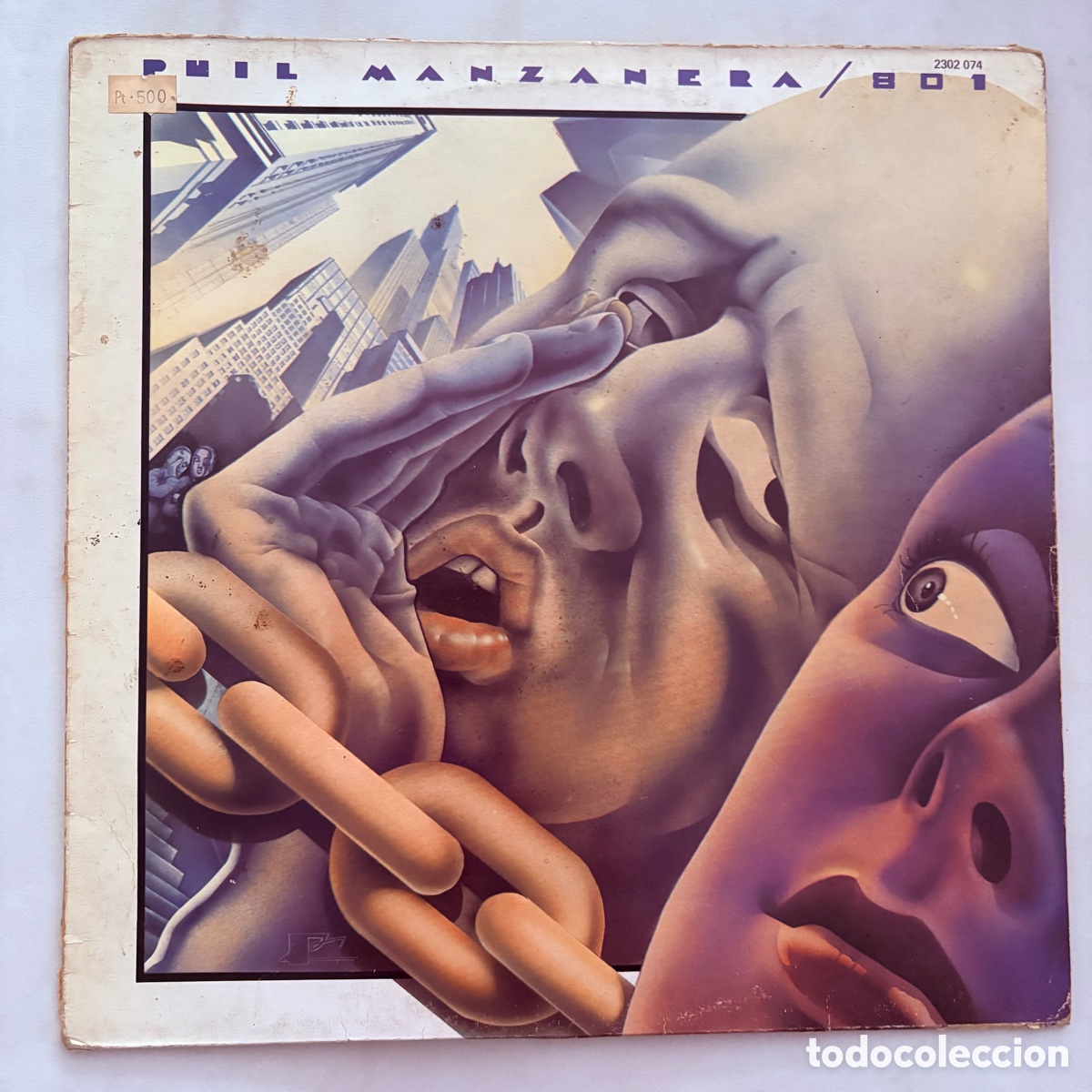 Discos de vinilo: lp Phil Manzanera / 801 &ndash; Listen Now edicion francesa de 1977