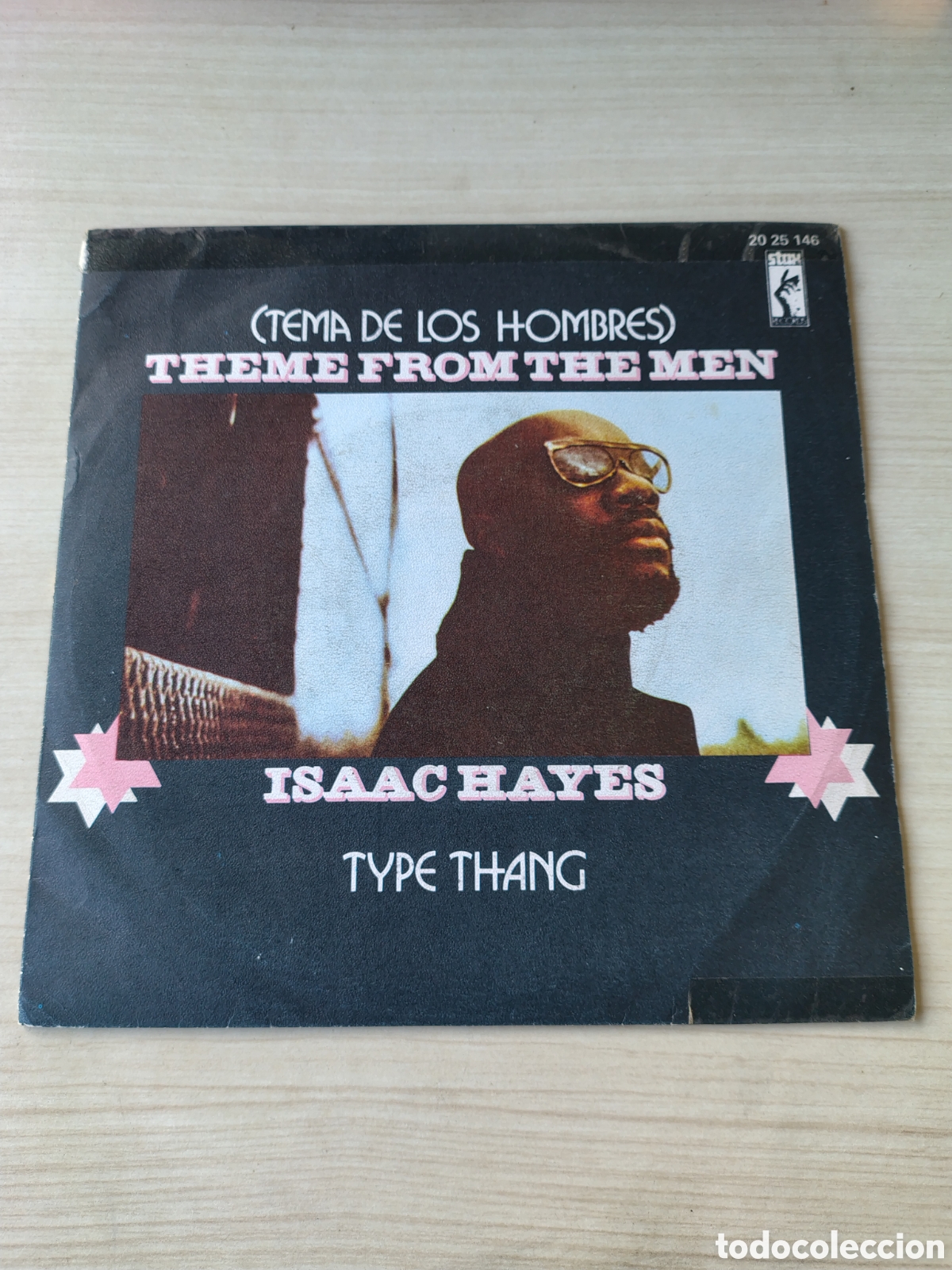 Discos de vinilo: ISAAC HAYES Theme From The Men / Type Thang ( 1973 STAX ESPA&Ntilde;A )