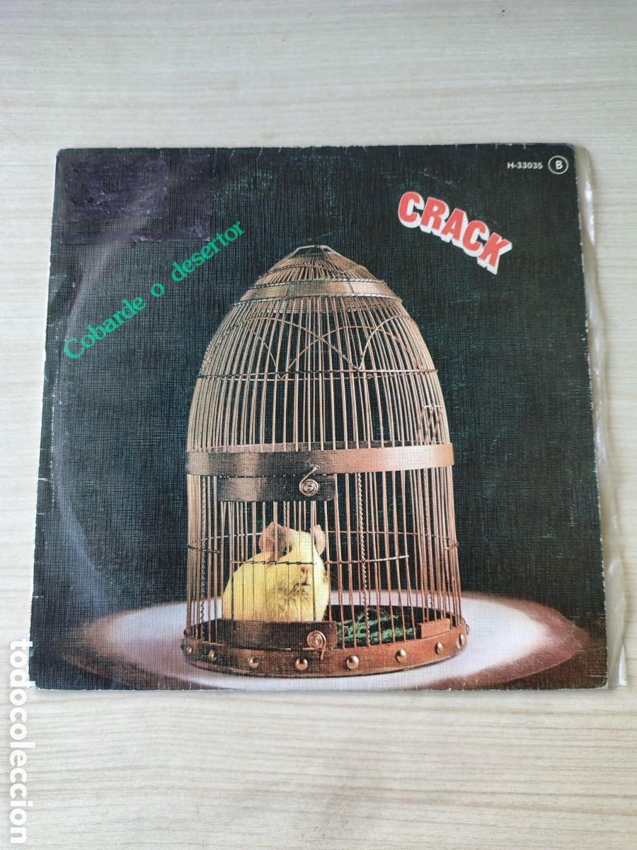 Discos de vinilo: CRACK Cobarde o Desertor / Marchando Una del Cid ( 1979 CHAPA DISCOS SP ) ASTURIAS PROGRESIVO