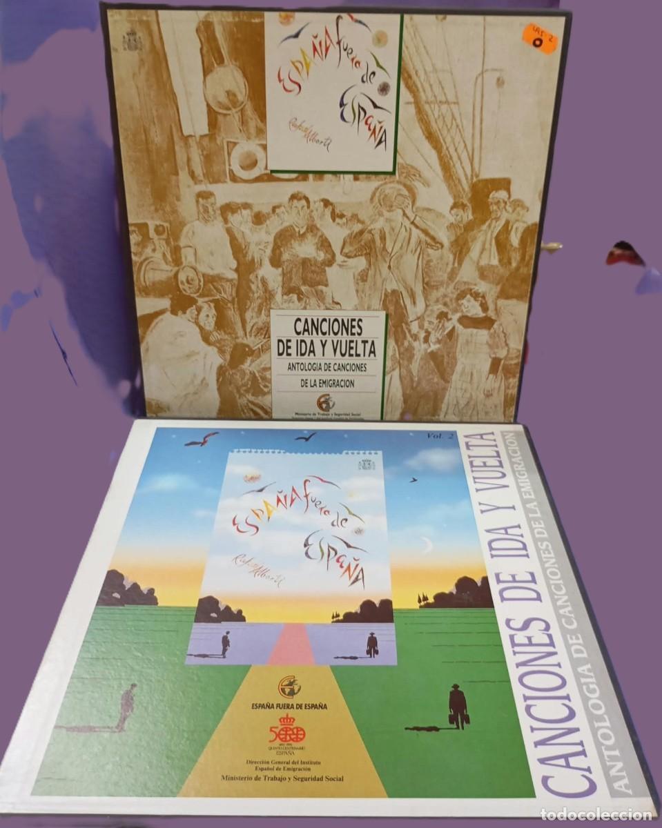 Discos de vinilo: Canciones de ida y vuelta vol. 1 y 2. Dos cofres: 3+2 LP