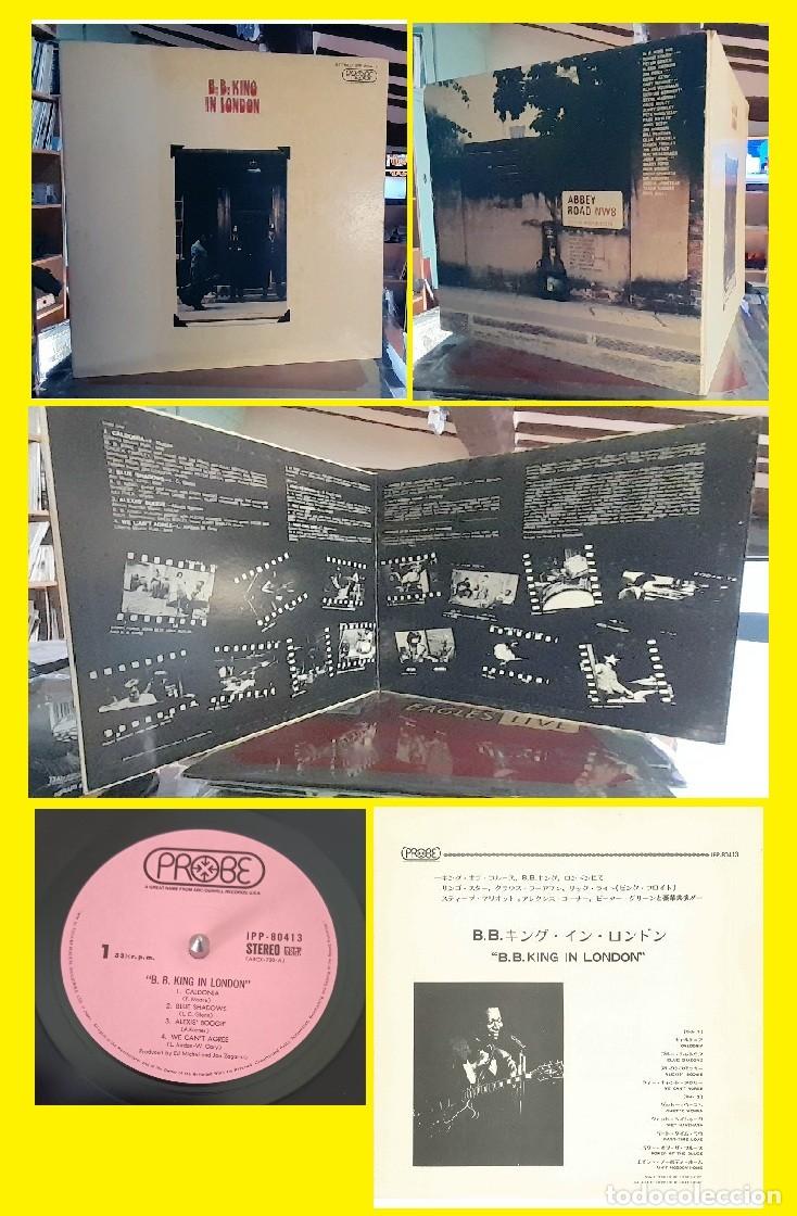 Discos de vinilo: B.B. KING in london 1971 S MARRIOT, DR JOHN, P.GREEN, A KORNER, RARA 1&ordf; EDIC JAPAN + LIBRETO, EXC