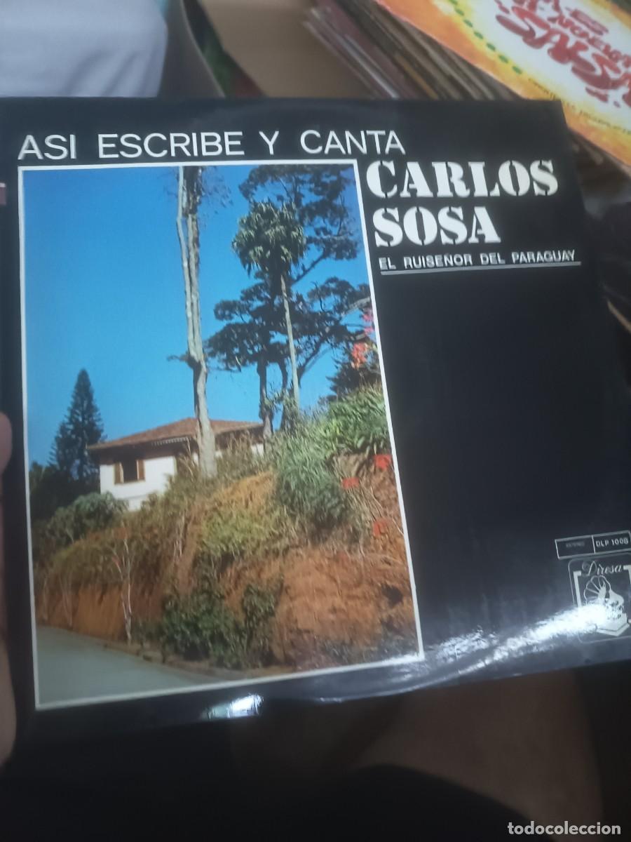 Discos de vinilo: DISCO LP ASI CANTA Y ESCRIBE CARLOS SOSA