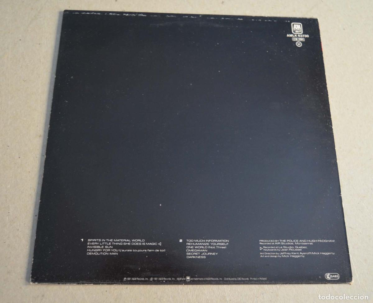 Discos de vinilo: THE POLICE - GHOST IN THE MACHINE - Foto 2