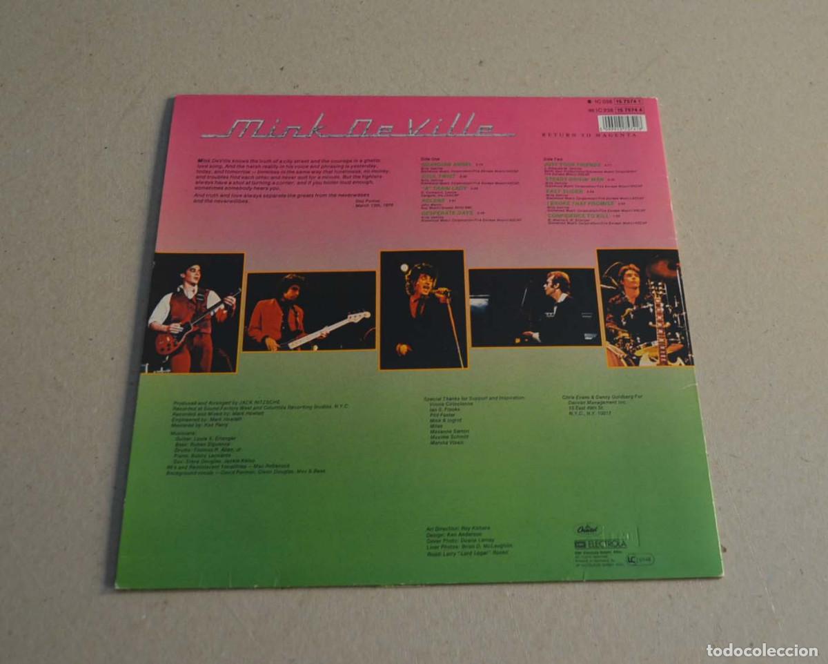 Discos de vinilo: MINK DEVILLE - RETURN TO MAGENTA - Foto 2