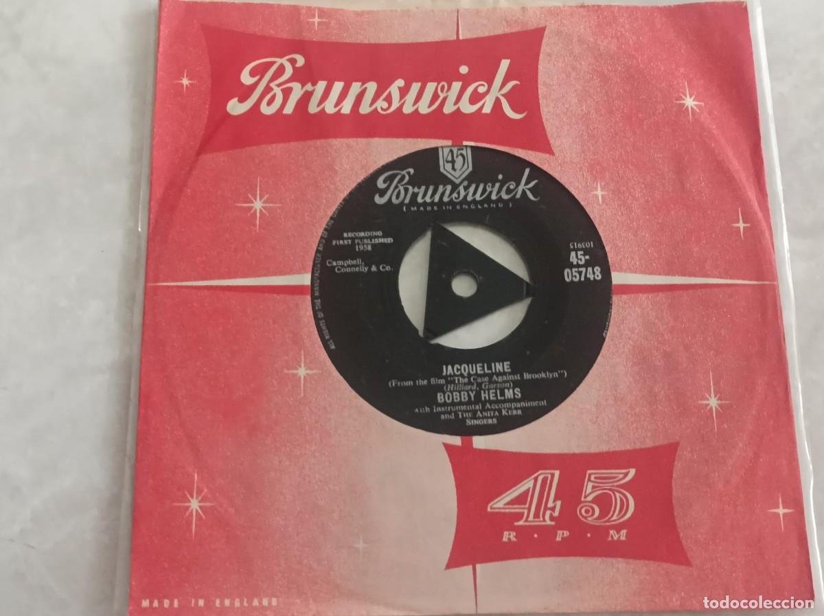 Discos de vinilo: Bobby Helms single original - Foto 2
